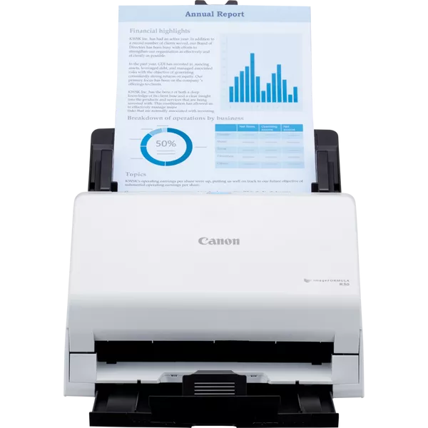 Canon imageFORMULA R30 scanner. A user-friendly document scanners designed for simplicity