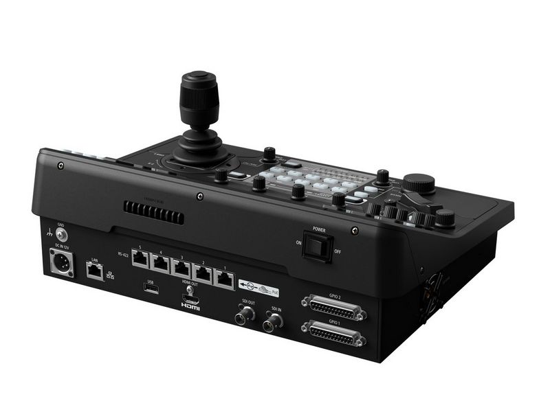 The back of the Canon RC-IP1000 PTZ controller.