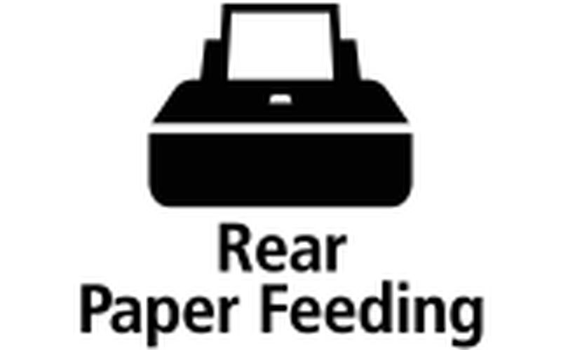 Rear paper feeding