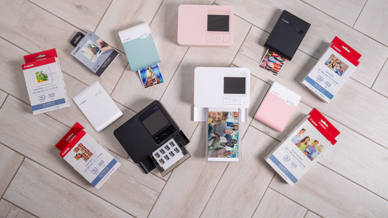 SELPHY range in all colours and SELPHY paper.