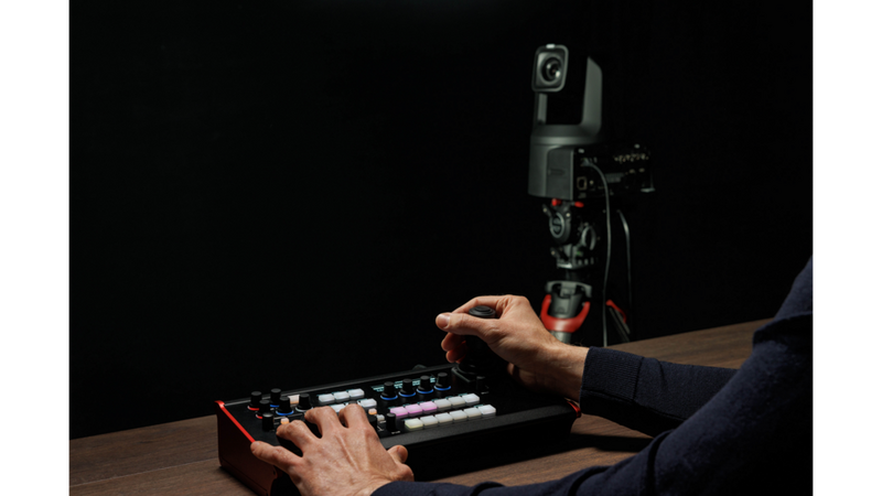 The Canon SKAARHOJ RC-SK5 remote camera controller.