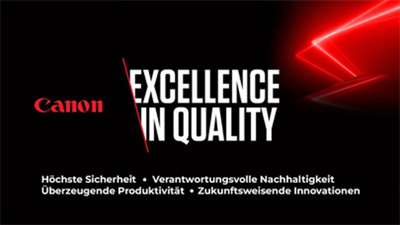 Canon OnAIR geht in eine neue Runde:  Markenversprechen „Excellence in Quality“