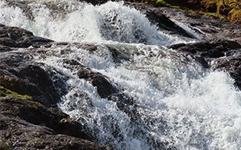 Rushing mountain stream