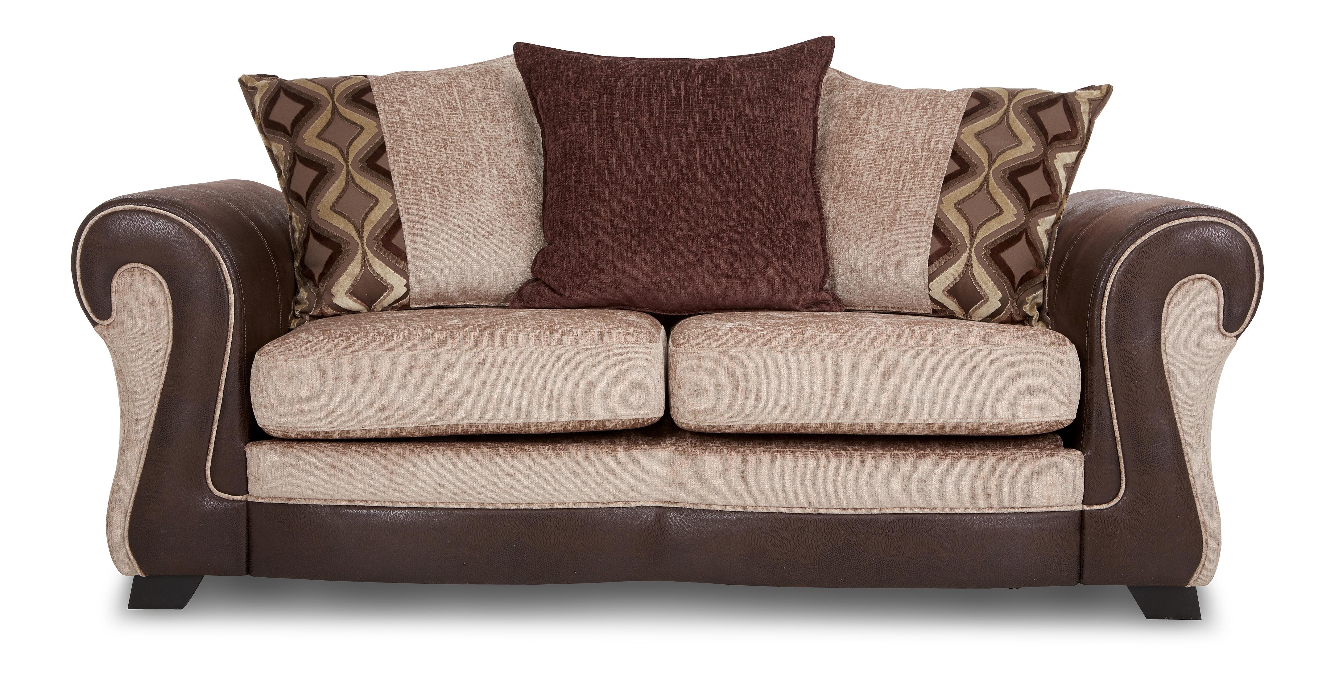 Belle : Large 2 Seater Pillow Back Sofa