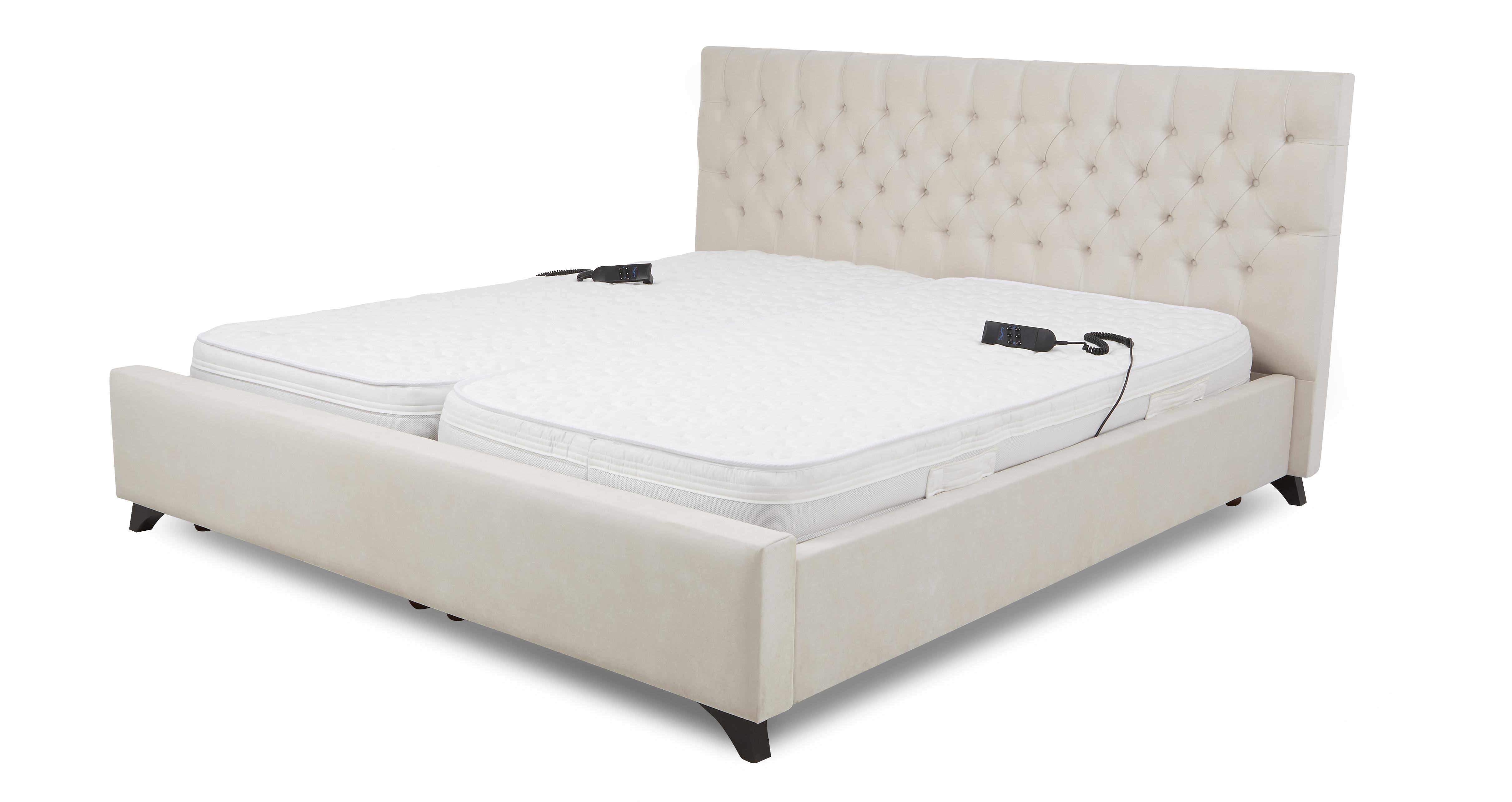 Bliss King Size (5 ft) Adjustable Bed & Latex Mattress Majestic DFS