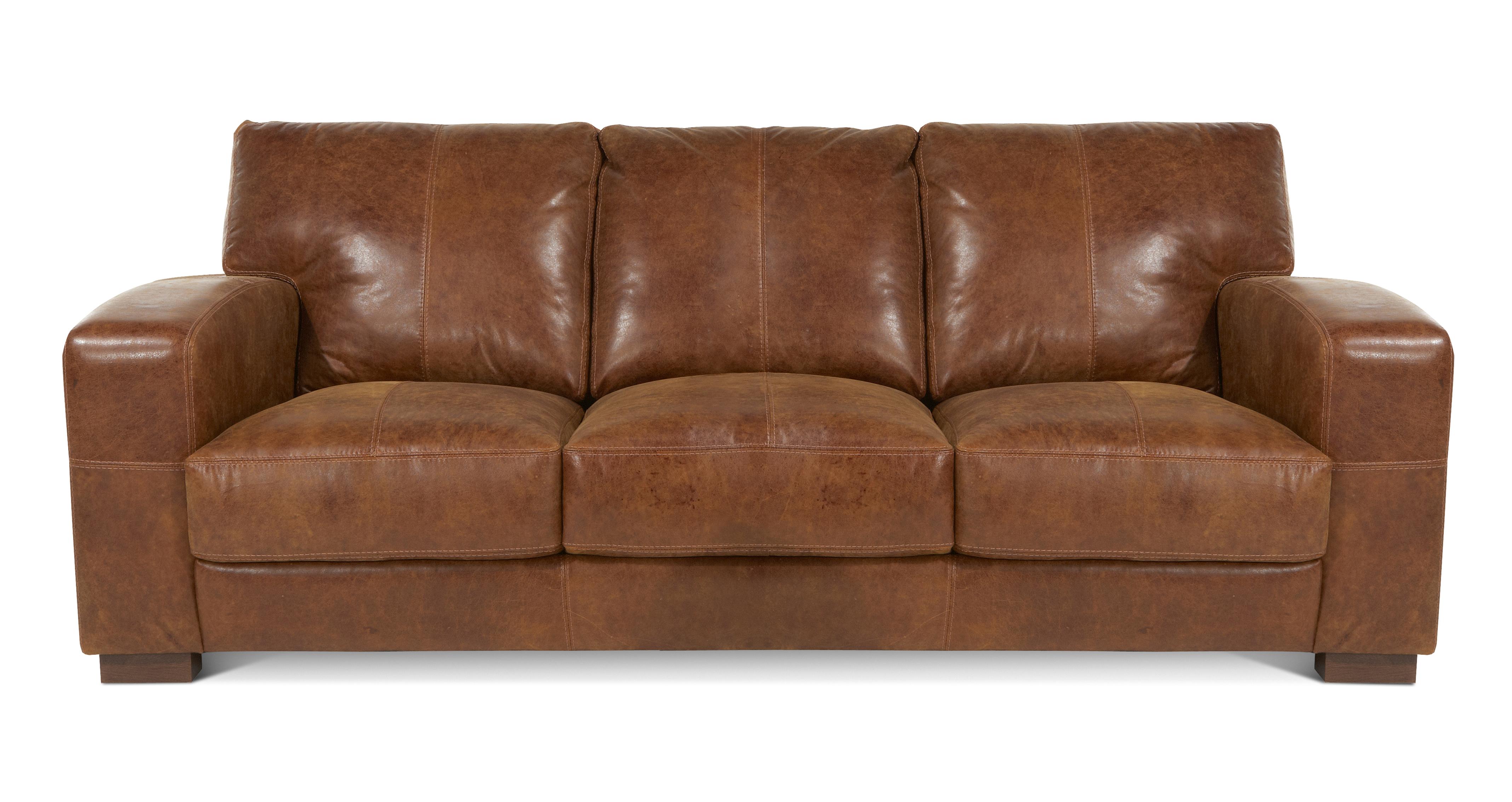 dfs leather sofa bed ebay