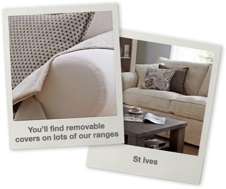 You'll find removable covers on lots of our ranges