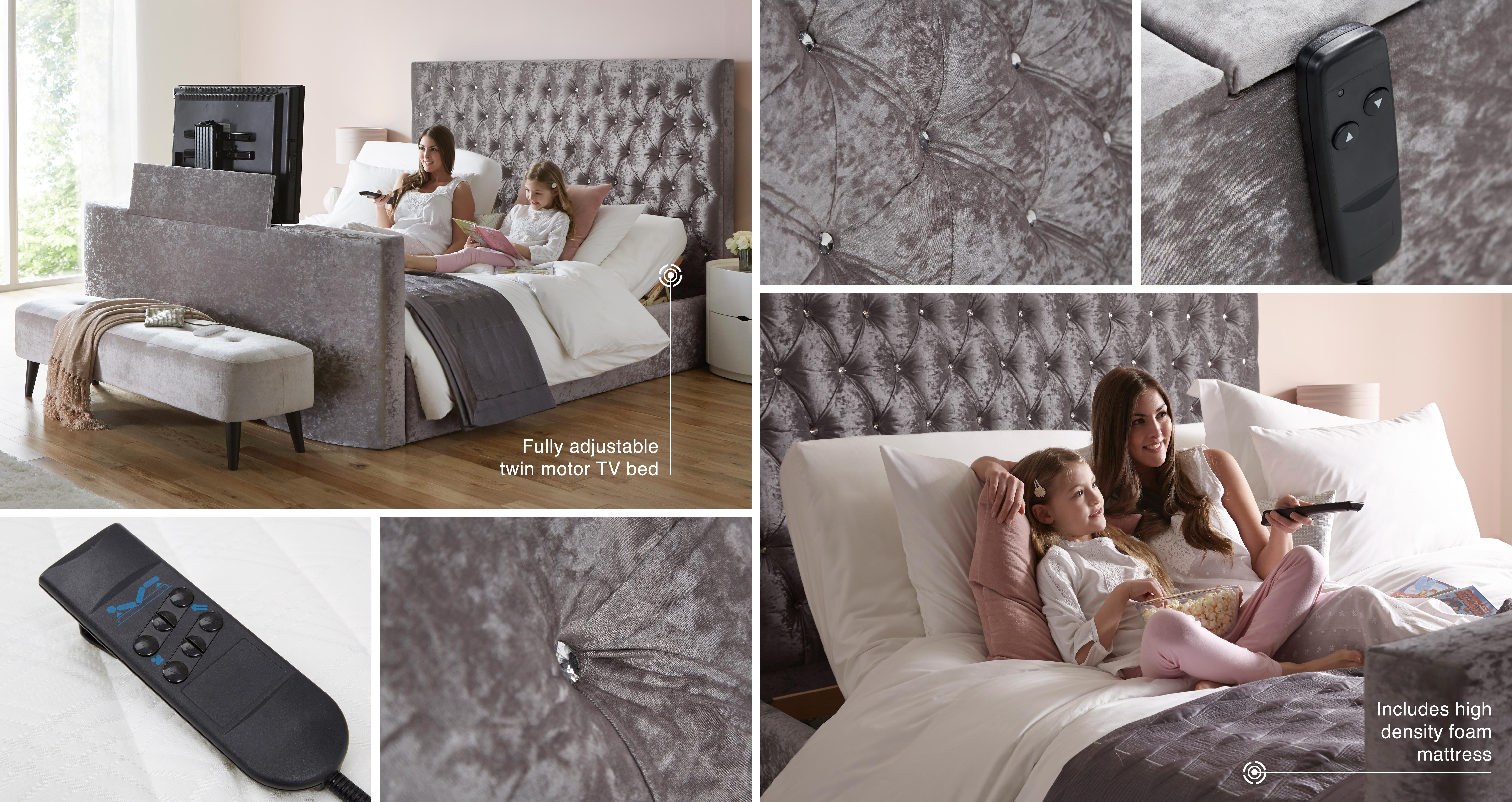 Impulse Super King Size (6 ft) Adjustable TV Bed & Mattress Impulse DFS