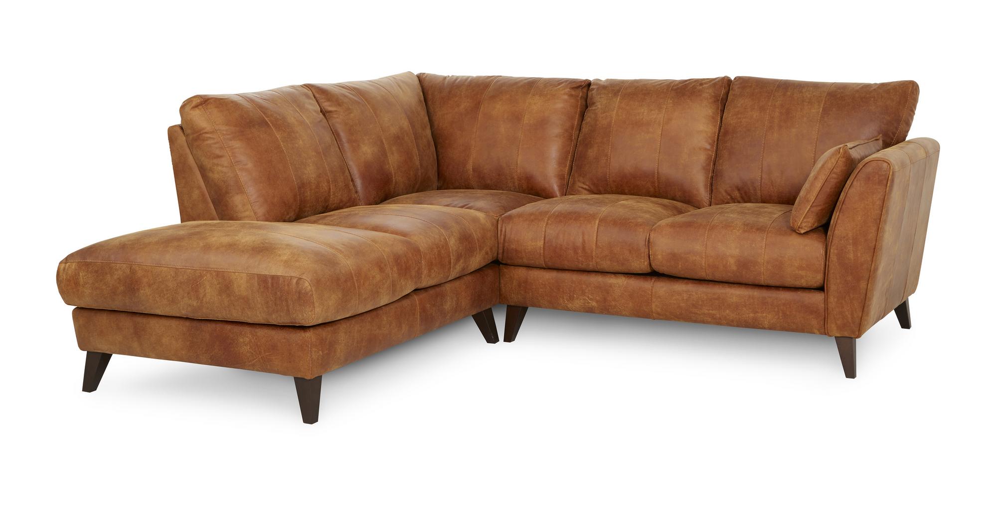 DFS Kennedy Leather 2 Peice Corner Sofa & Armchair (58813) eBay