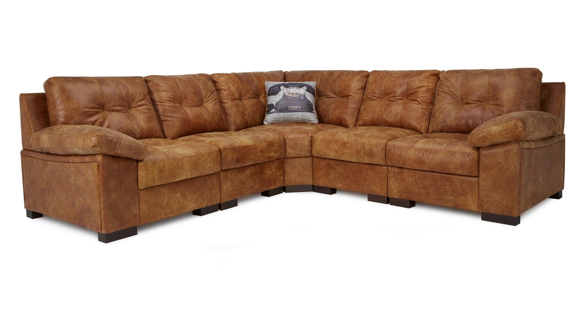 dfs modular leather sofa