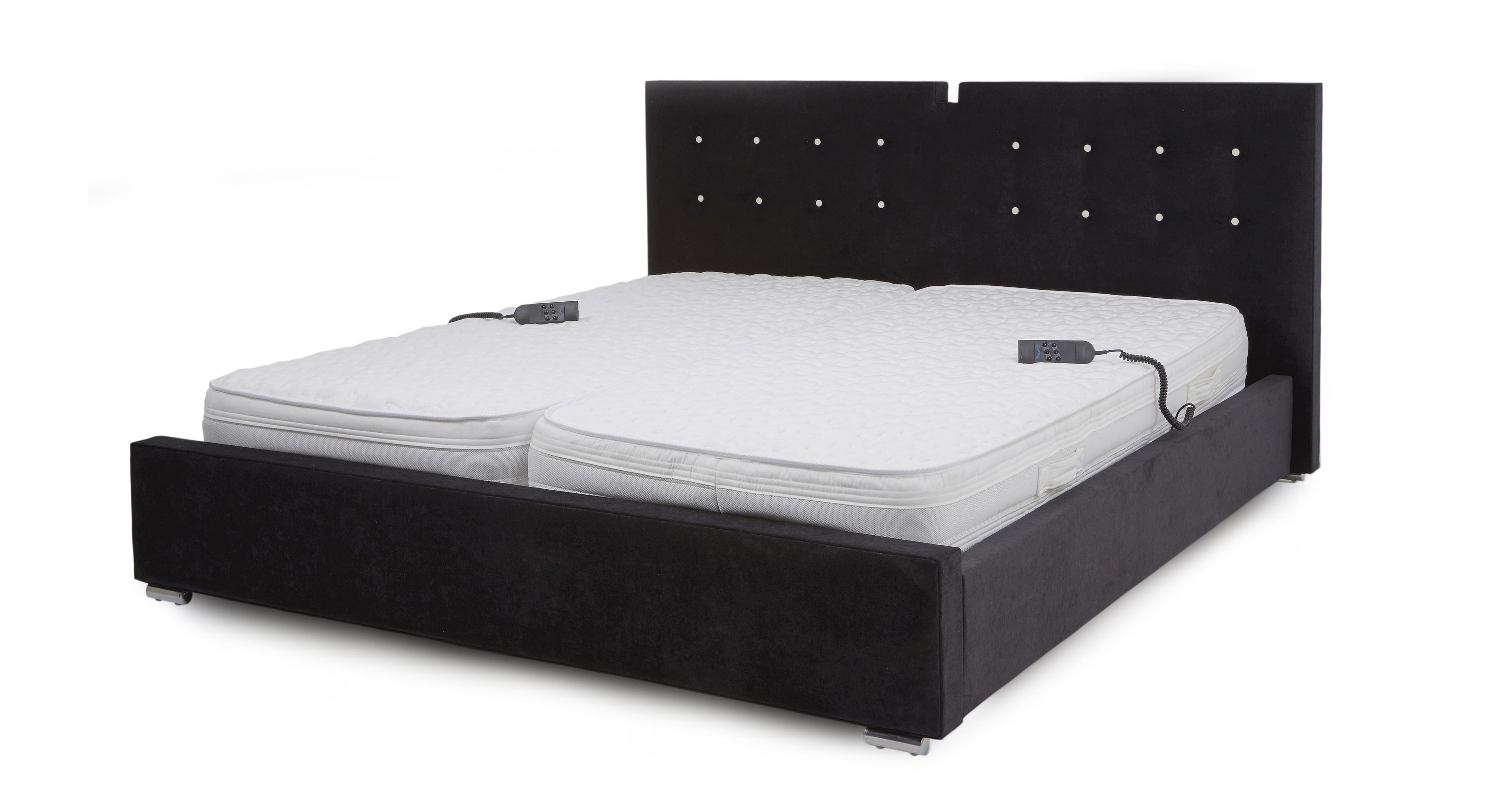 Revel King Size (5 ft) Adjustable Bed & Latex Mattress Majestic DFS