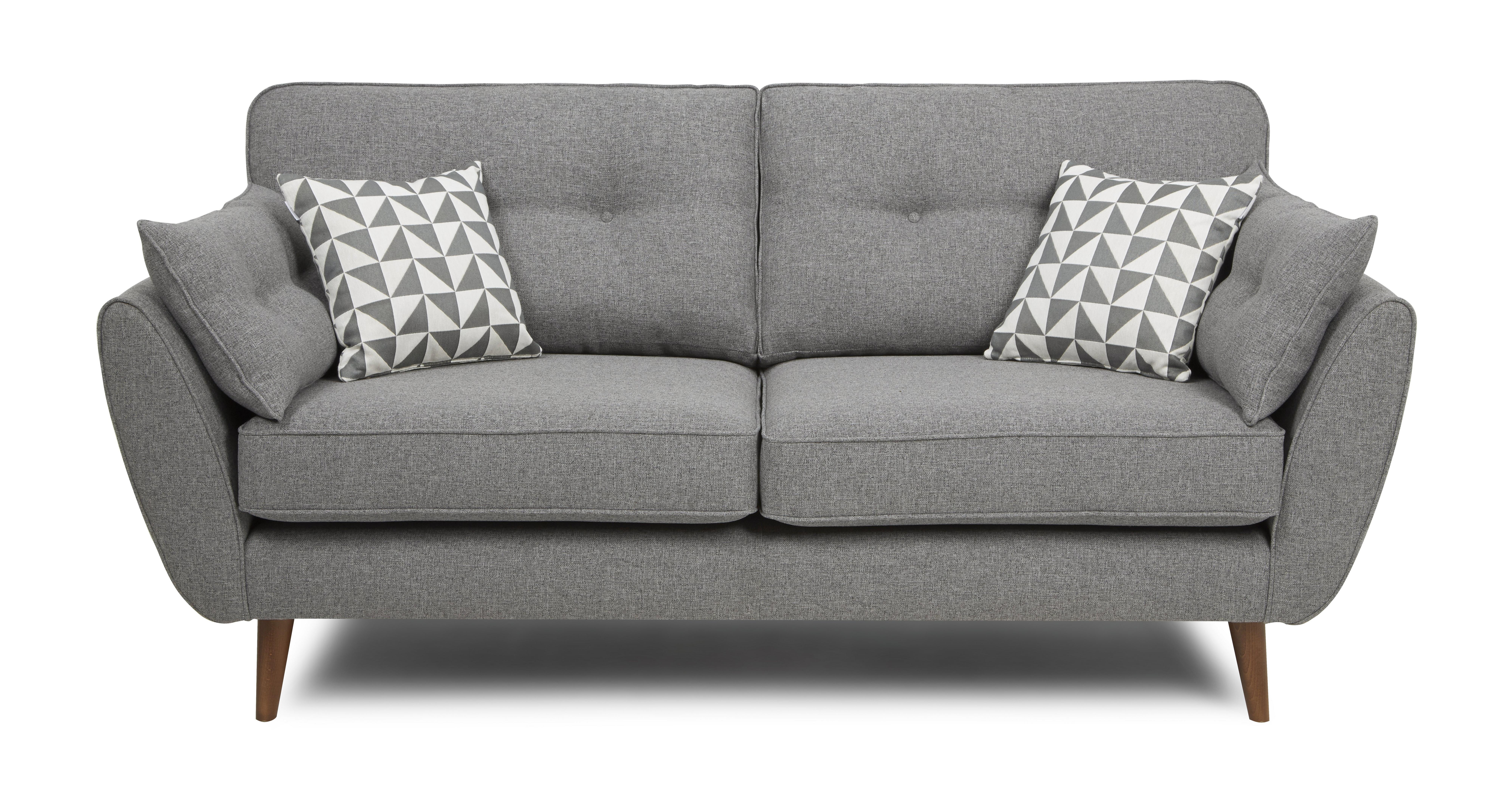 Zinc 3 Seater Sofa Zinc Dfs