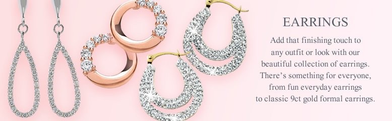 Earrings, add that finishing touch to any outfit or look with our beautiful collection of earrings