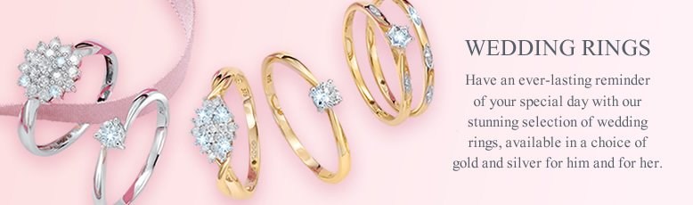 Wedding rings, have an ever-lasting reminder of your special day with our stunning selection of wedding rings