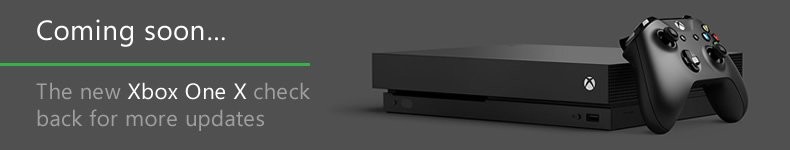 Coming soon… The New Xbox One X check back for more updates