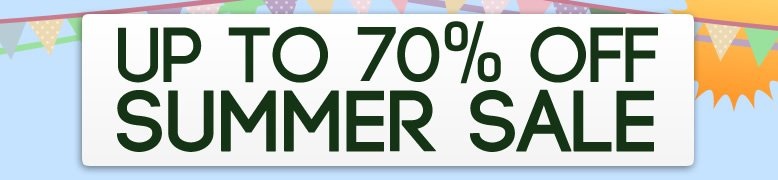 Up to 70% off summer sale - shop now