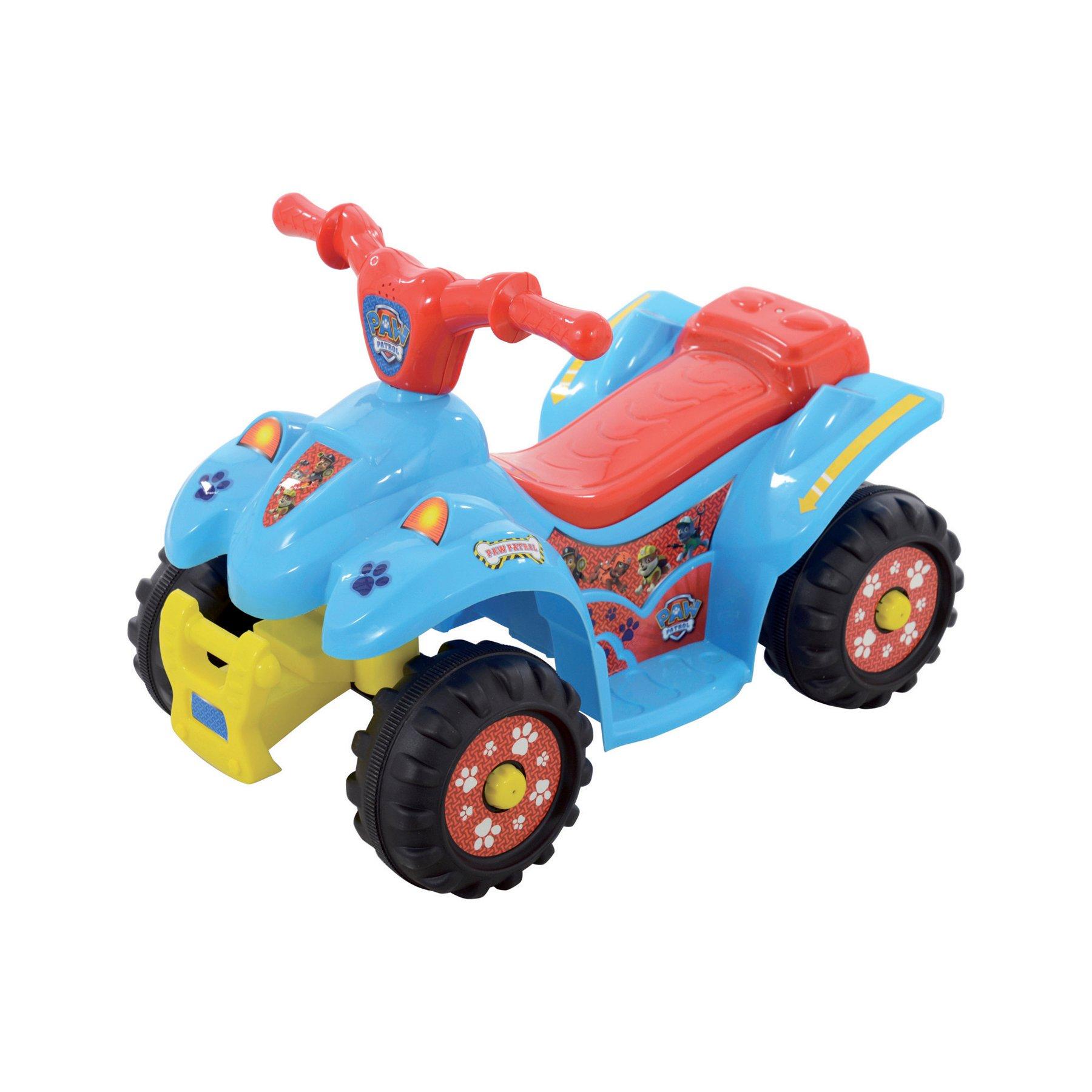 paw patrol 6v electronic bike