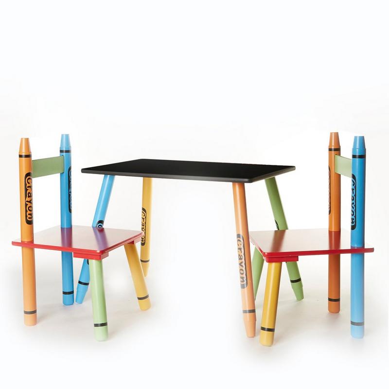 Crayon Table and Chairs