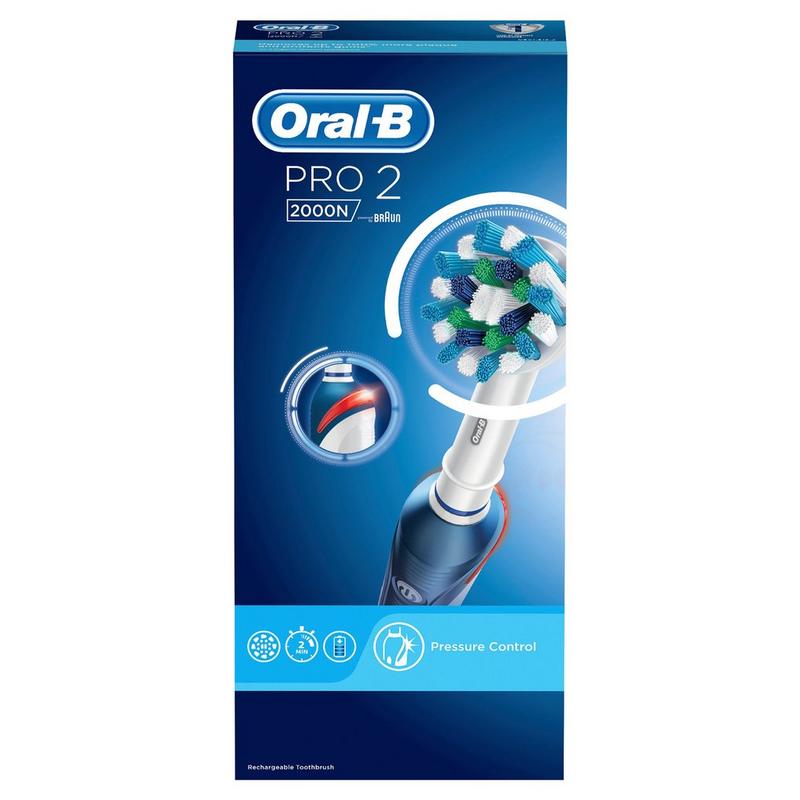 Oral B Pro 2000 Cross Action Rechargeable Toothbrush