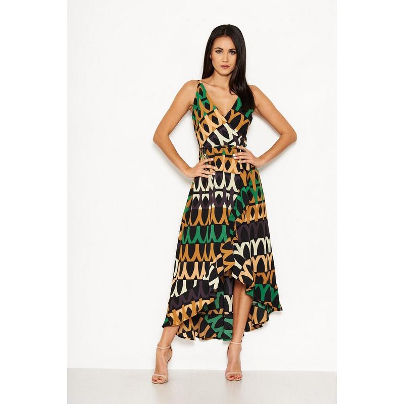 AX Paris Wrap Dip Hem Dress