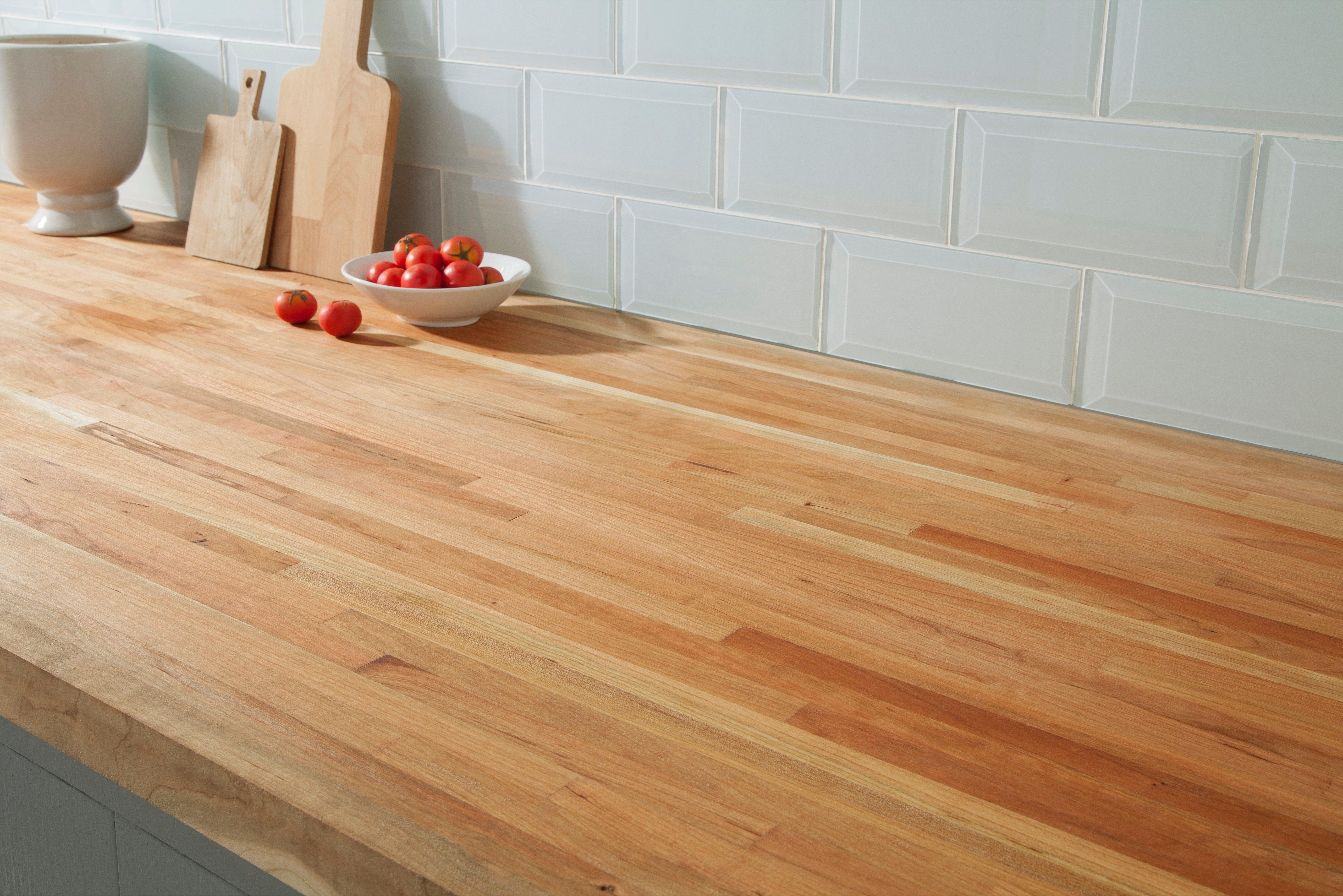 American Cherry Butcher Block Countertop 8ft 96in X 25in