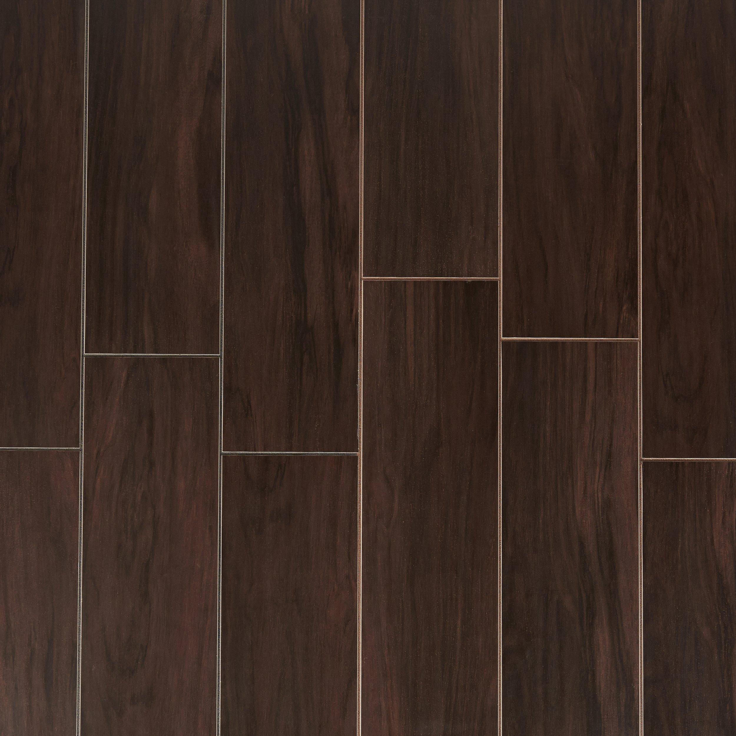 Stockbridge Espresso Wood Plank Porcelain Tile 6 X 24