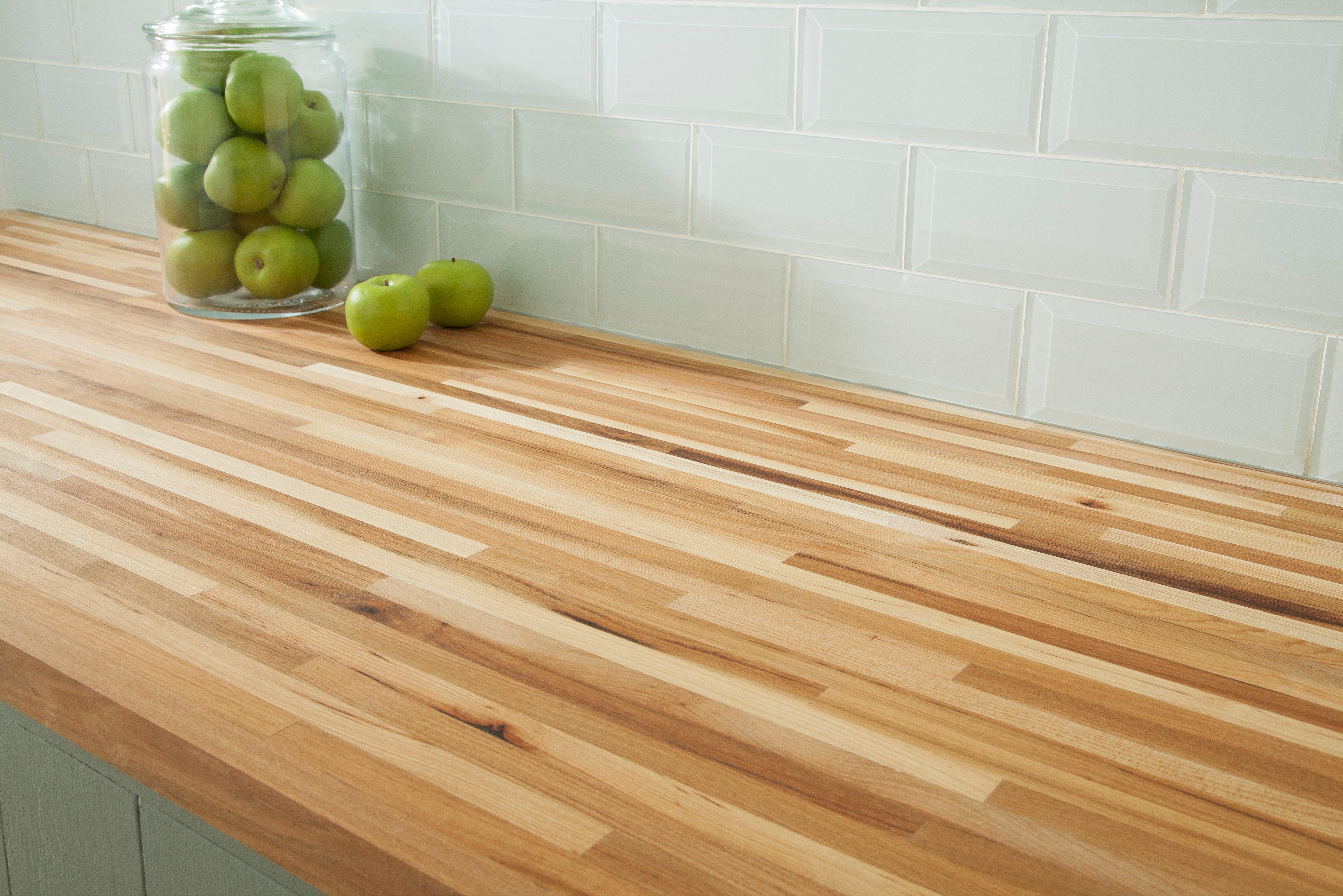American Hickory Butcher Block Island 6ft 74in X 37in