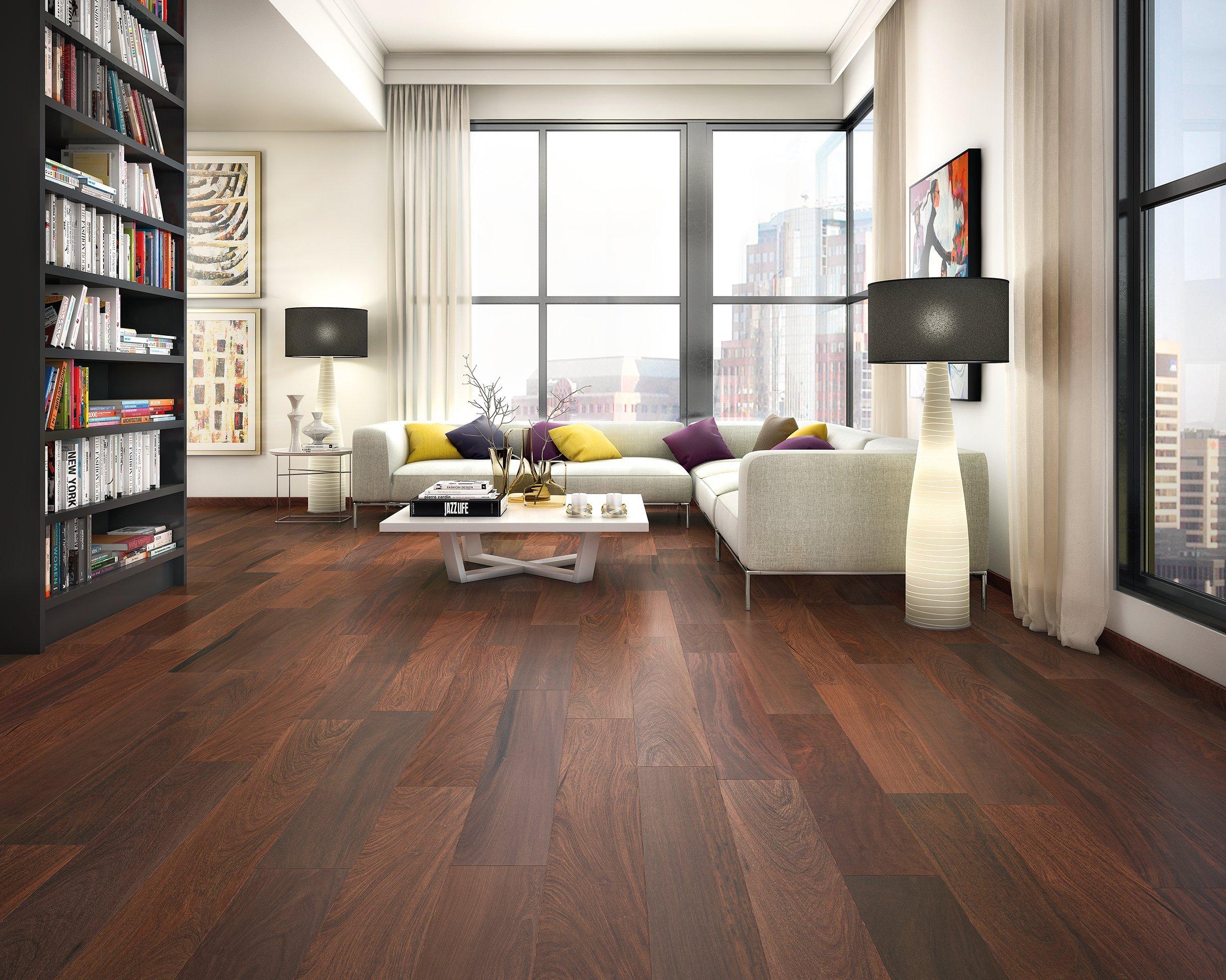 Espresso Brazilian Walnut Smooth Solid Hardwood 3 4in X 4in