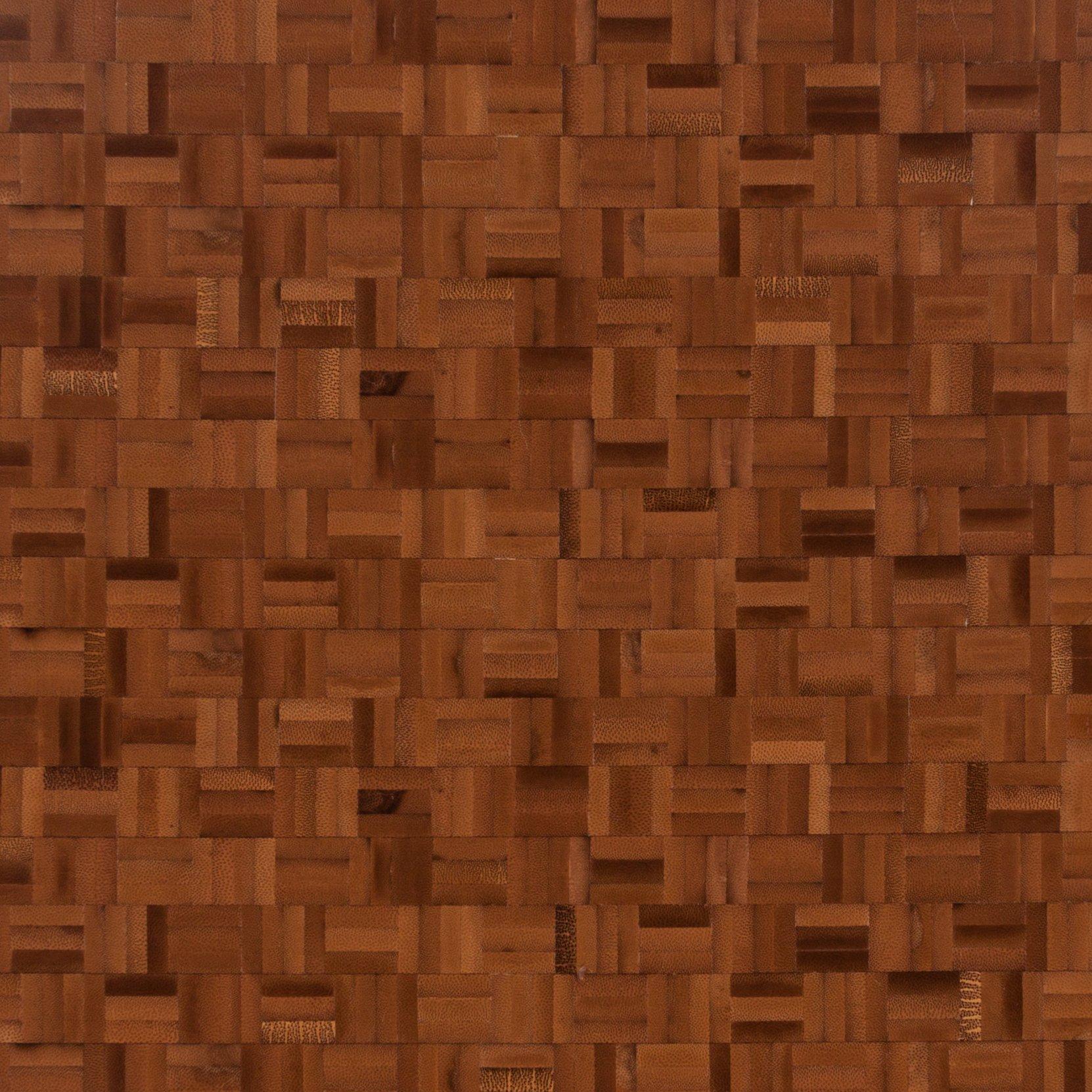 Bamboo Mosaic Butcher Block Countertop 12ft 144in X 25in