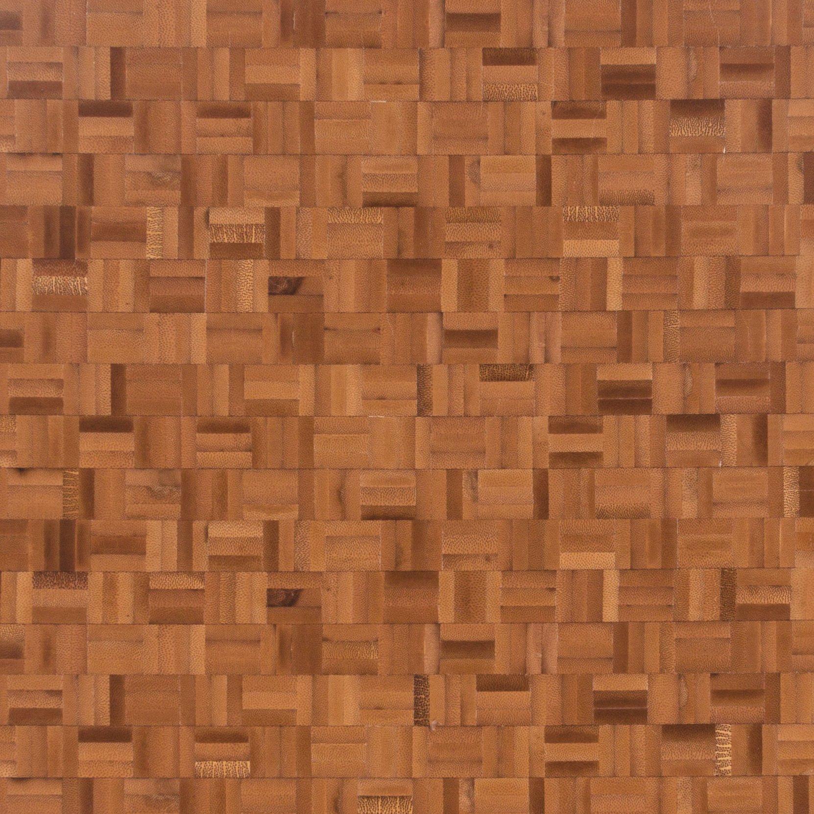 Bamboo Mosaic Butcher Block Countertop 8ft 96in X 25in
