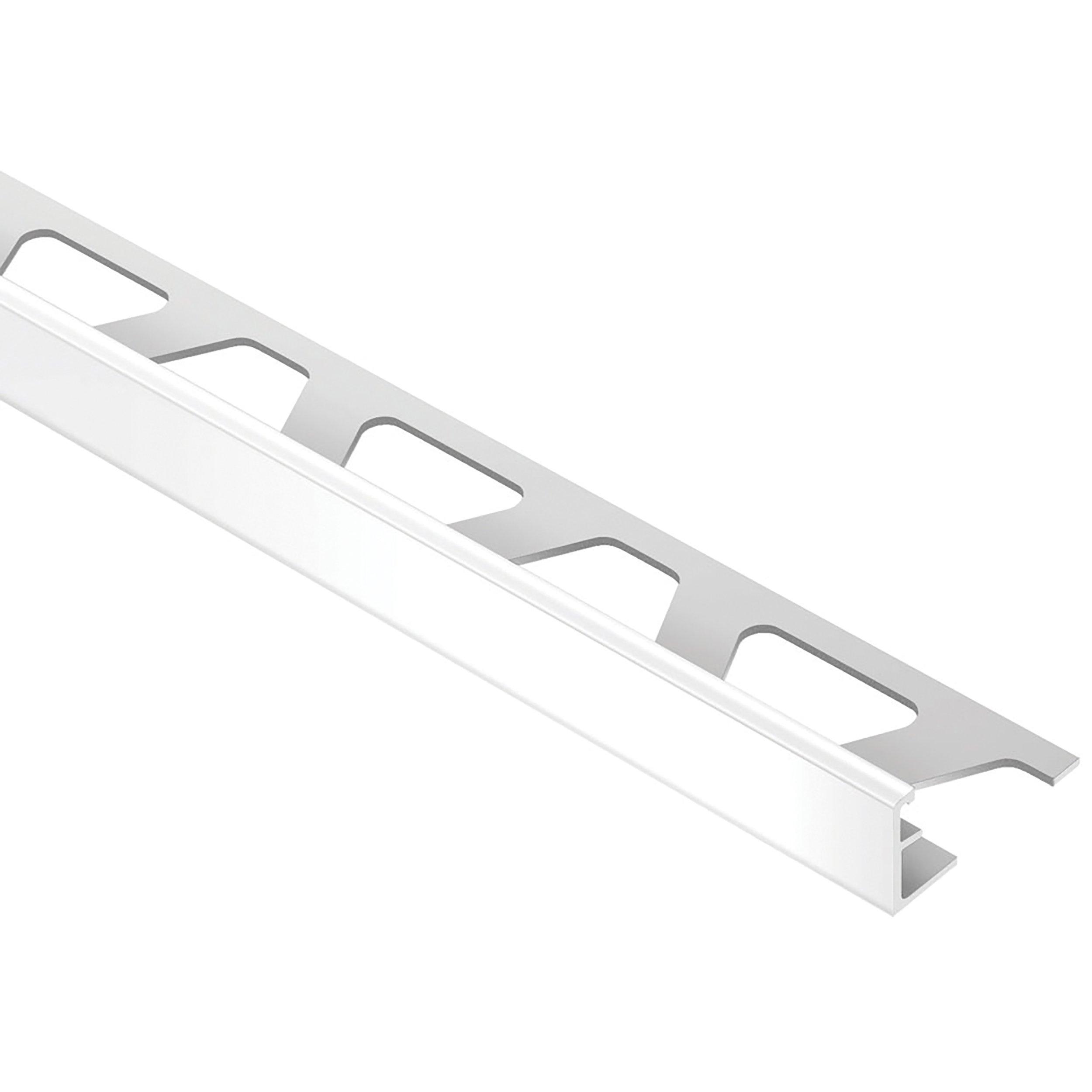 Schluter Jolly Edge Trim 1 2in In Bright White Color Coated