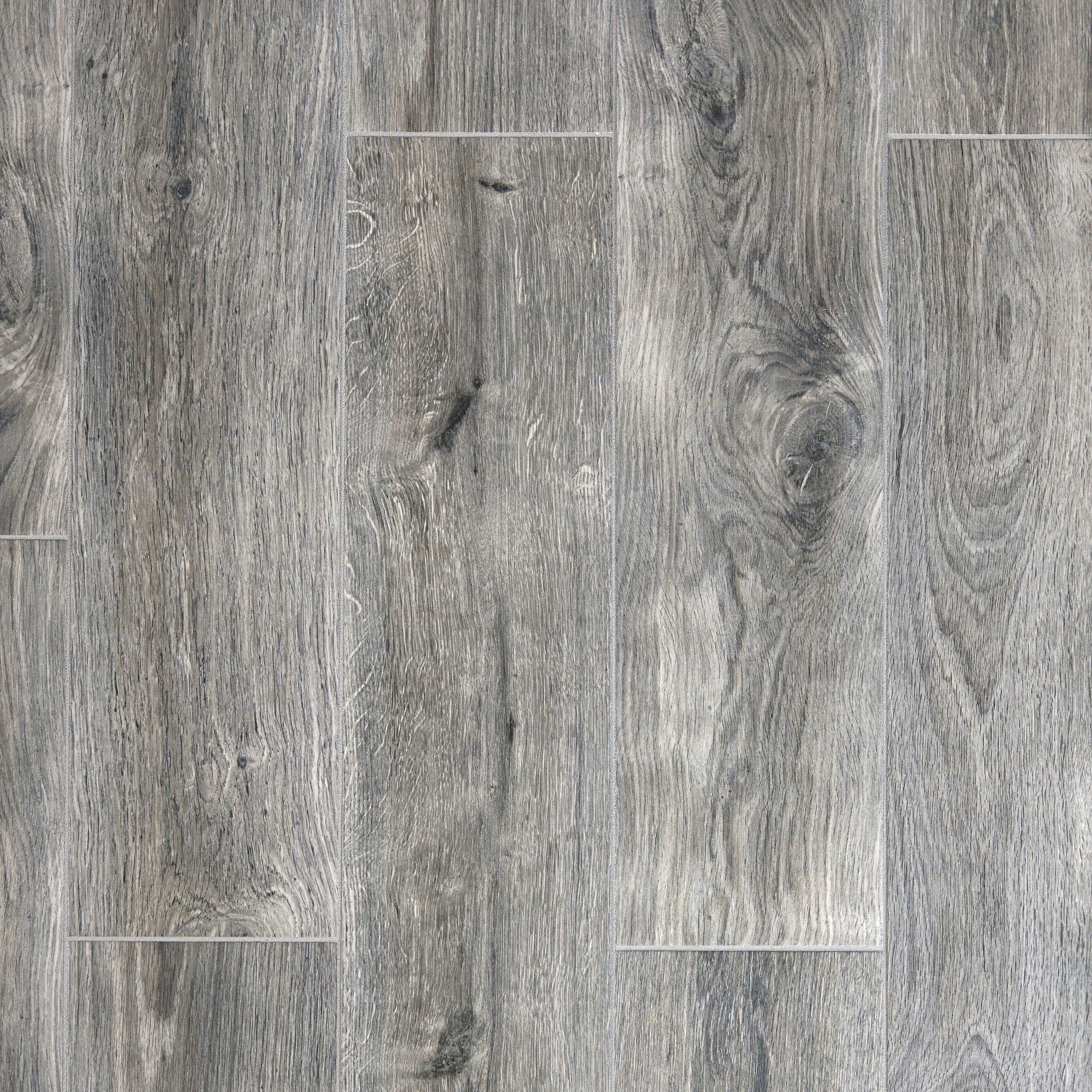 Rockwood Gray Wood Plank Porcelain Tile 8 X 36 100221043