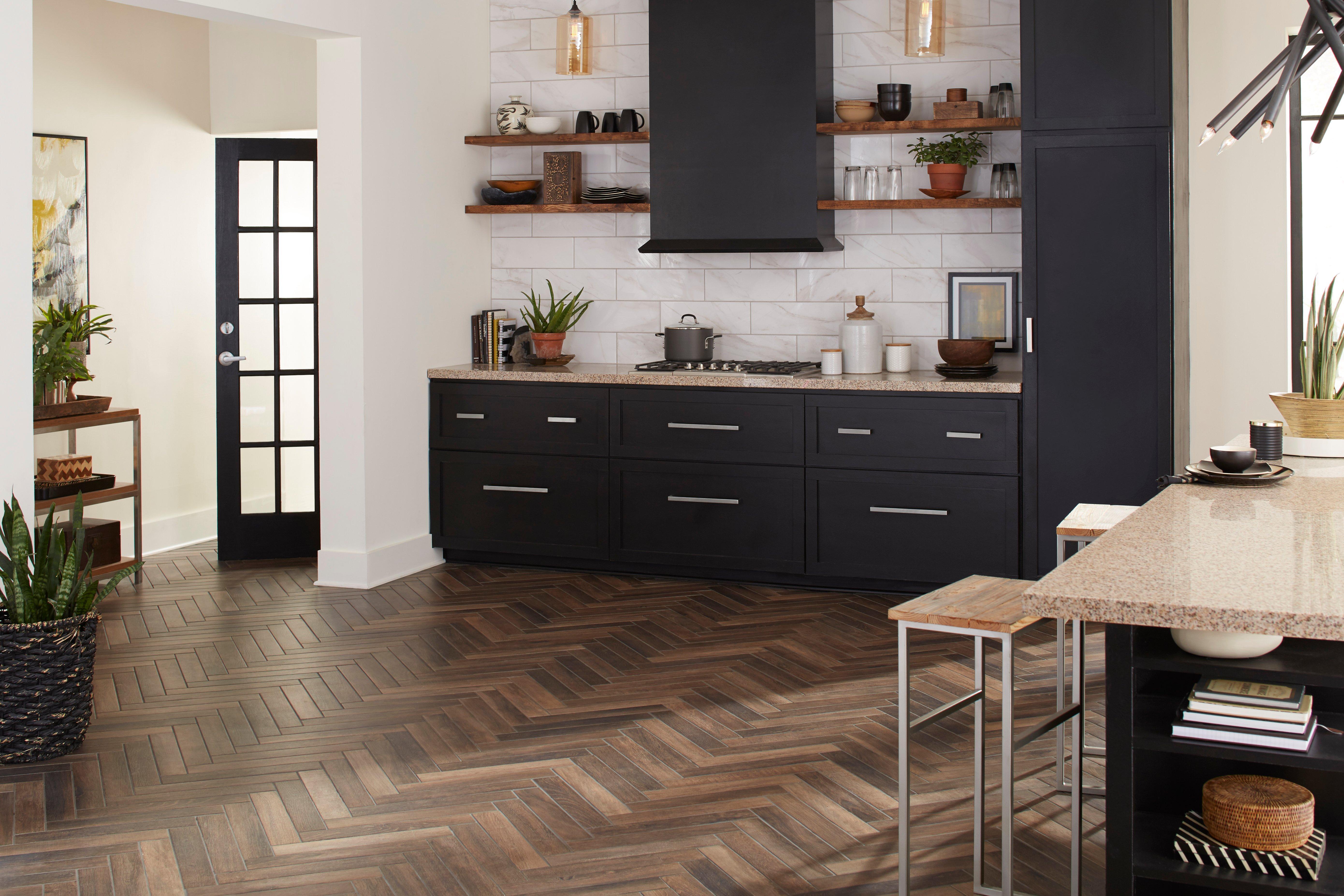Carson Ridge Brown Wood Plank Porcelain Tile 3 X 18 100242106
