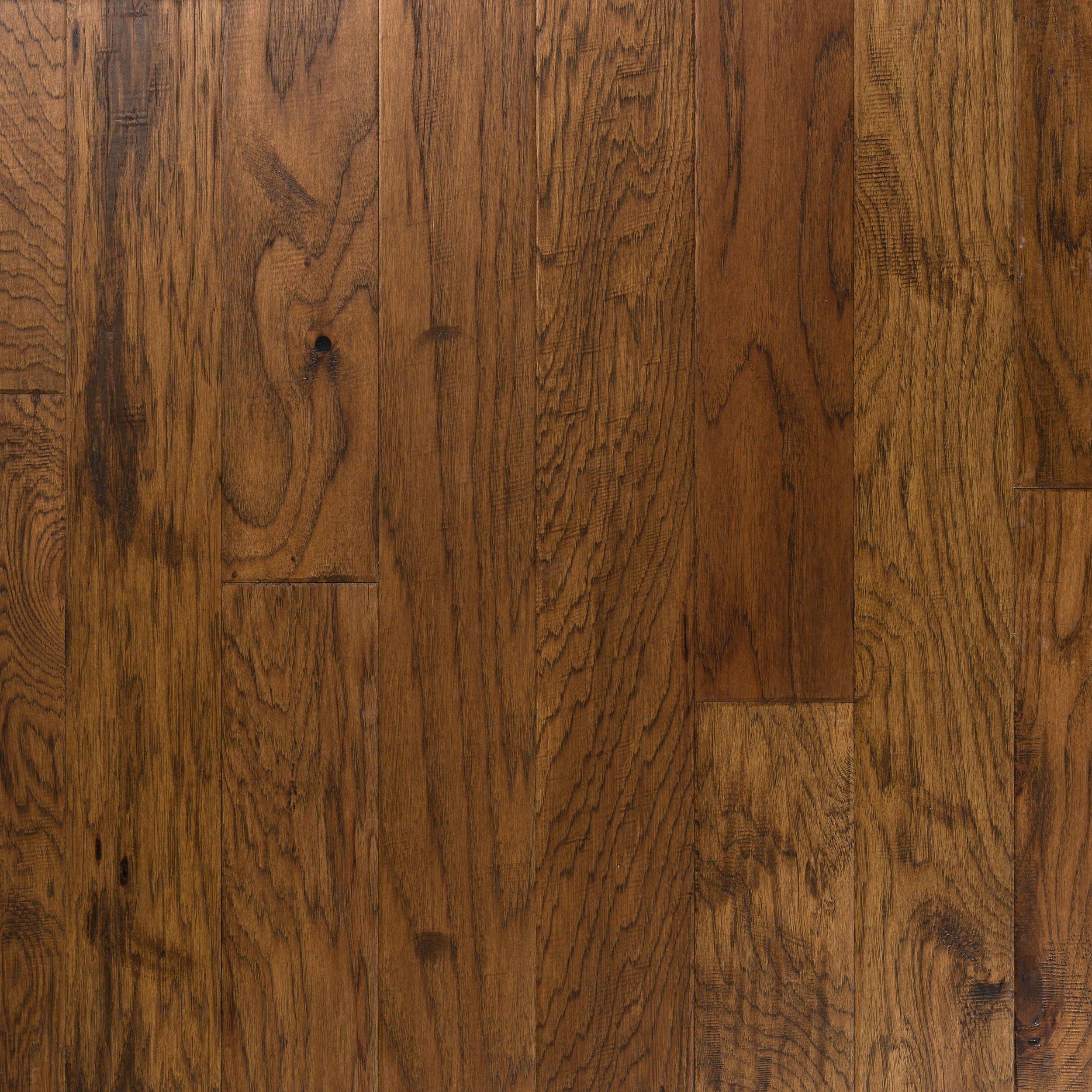 Light Brown Hickory Distressed Locking Engineered Hardwood 3 8in