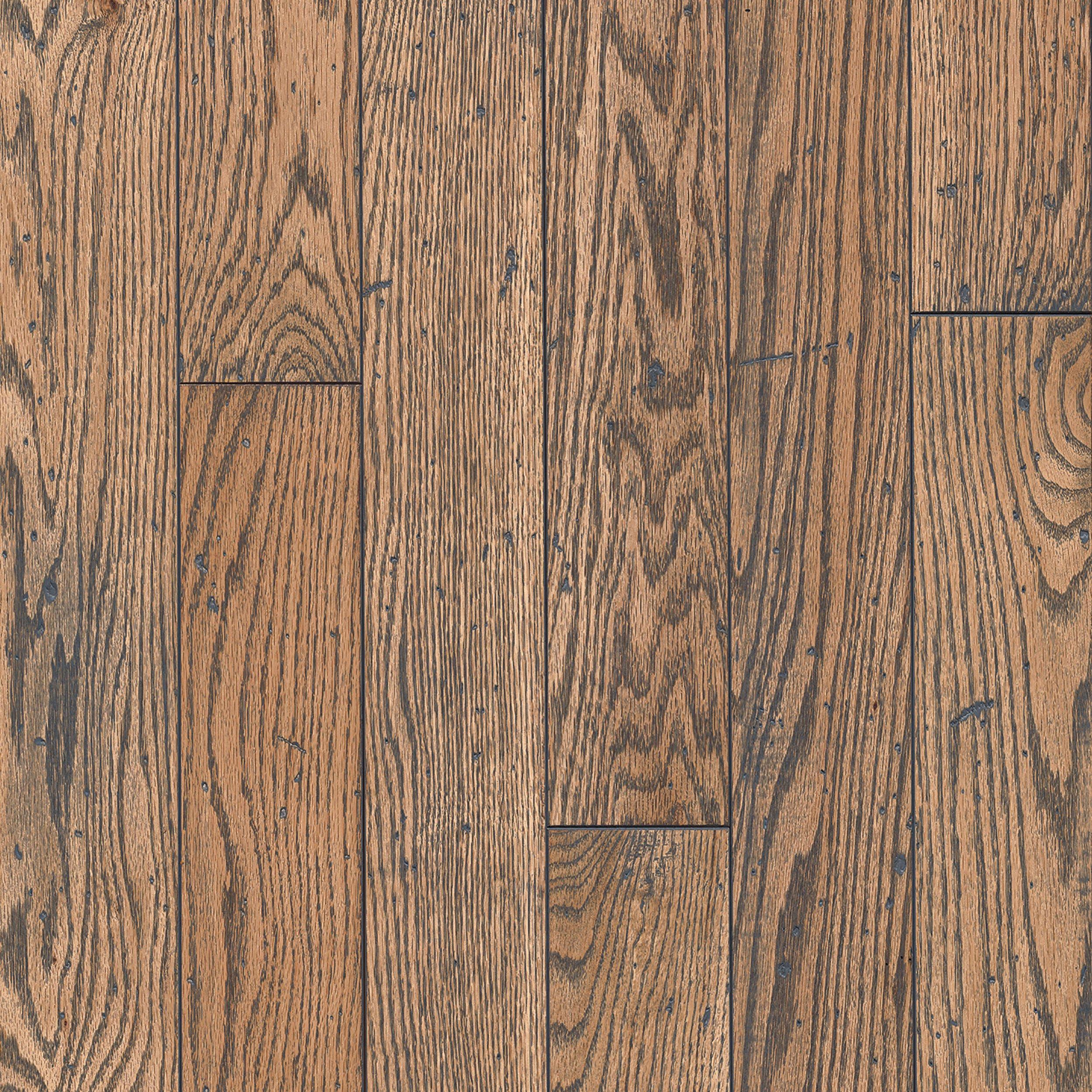 Natural Gray Oak Distressed Solid Hardwood 3 4in X 4in