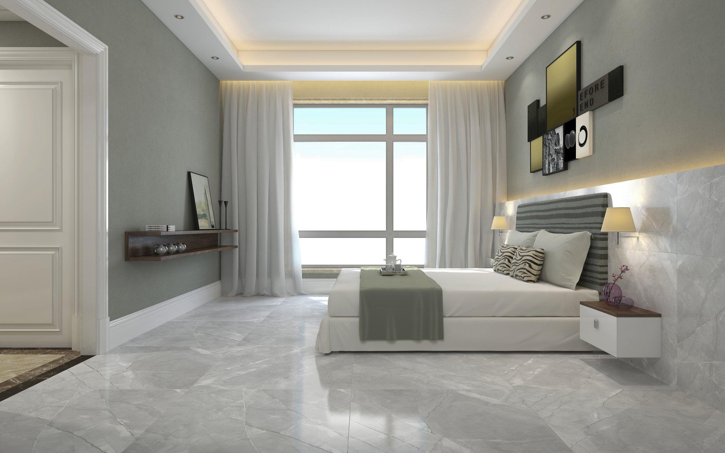 Melrose Gray Polished Porcelain Tile