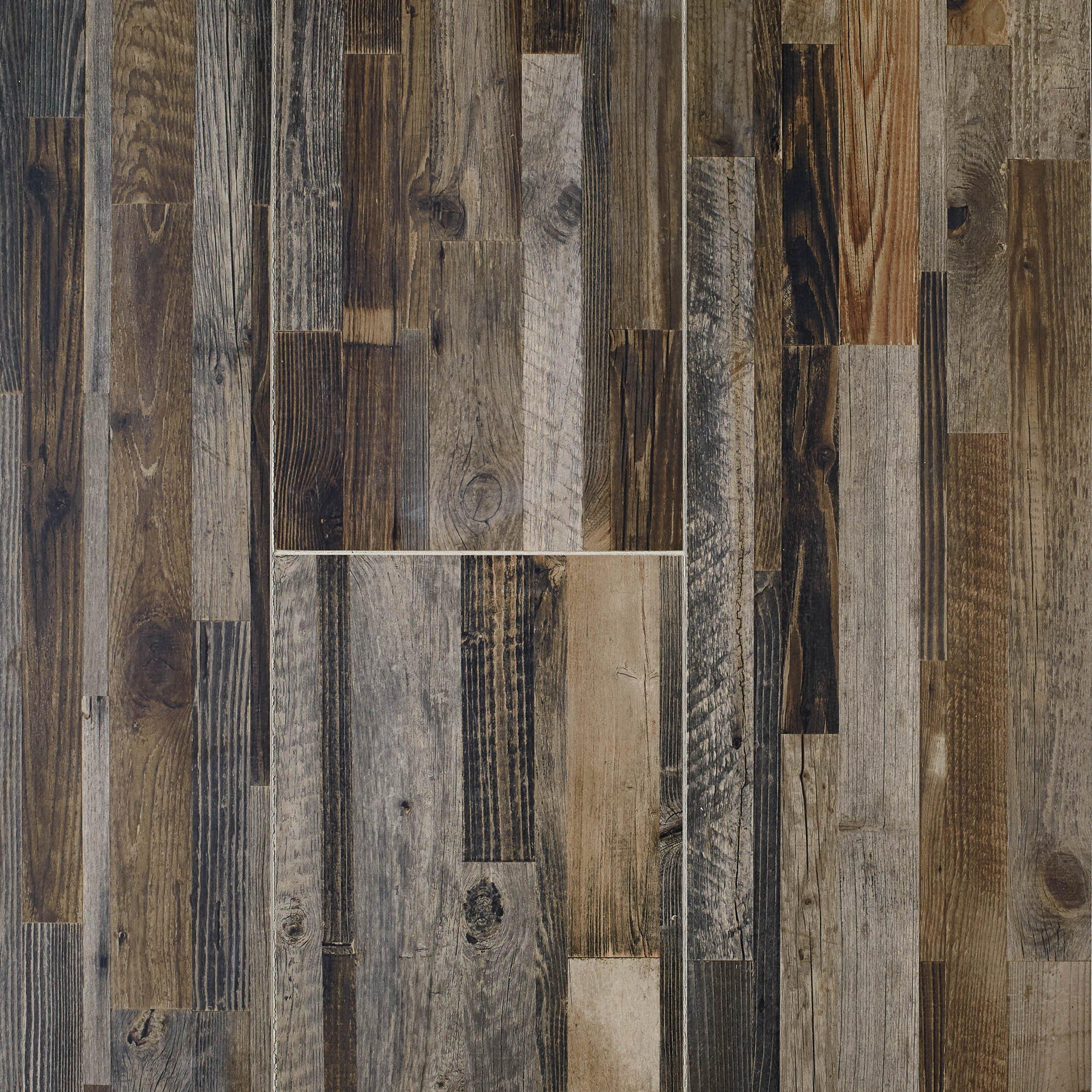 Millworks Wine Barrel Wood Plank Porcelain Tile 12 X 48