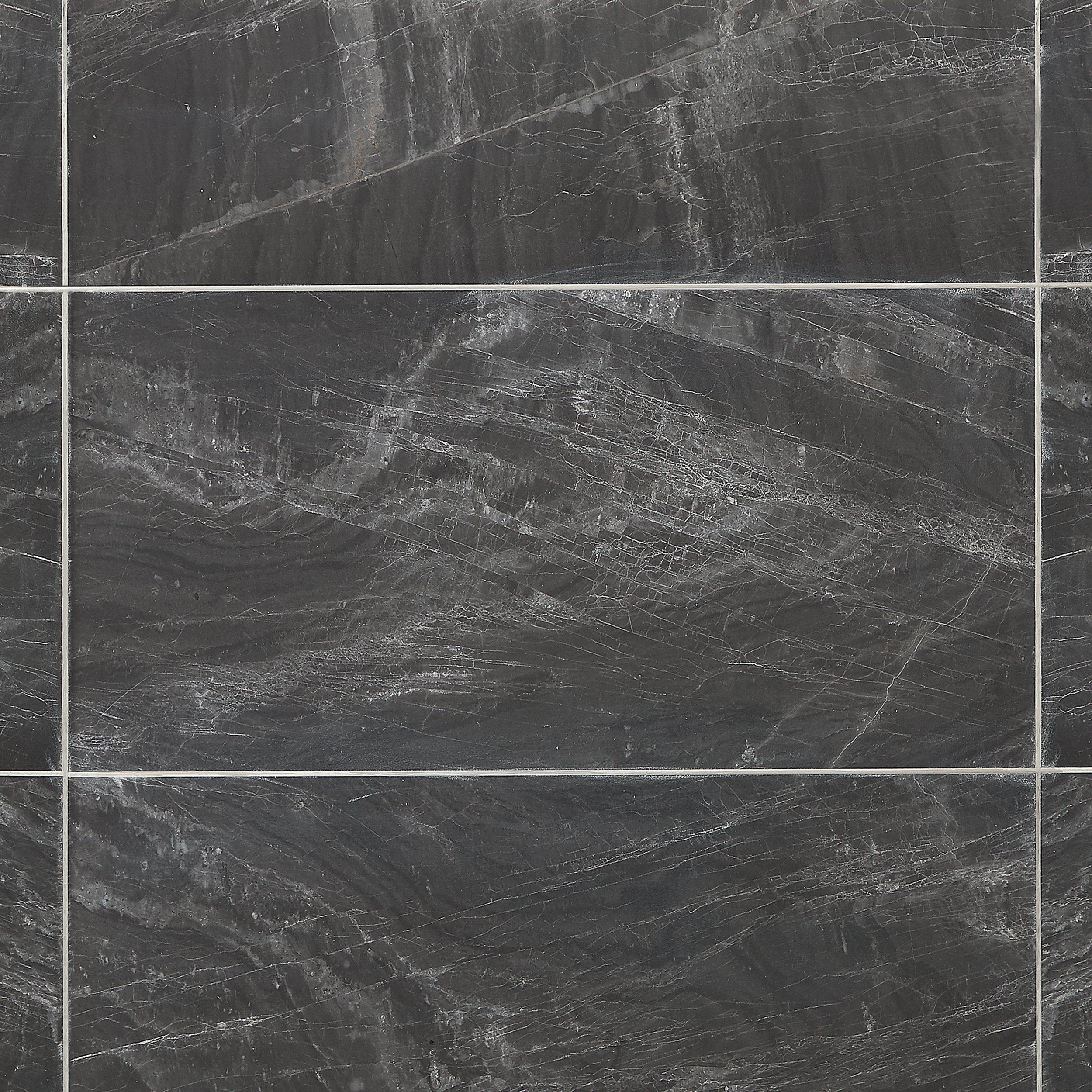 Jasper Black Porcelain Tile 16 X 32 100486448 Floor And Decor