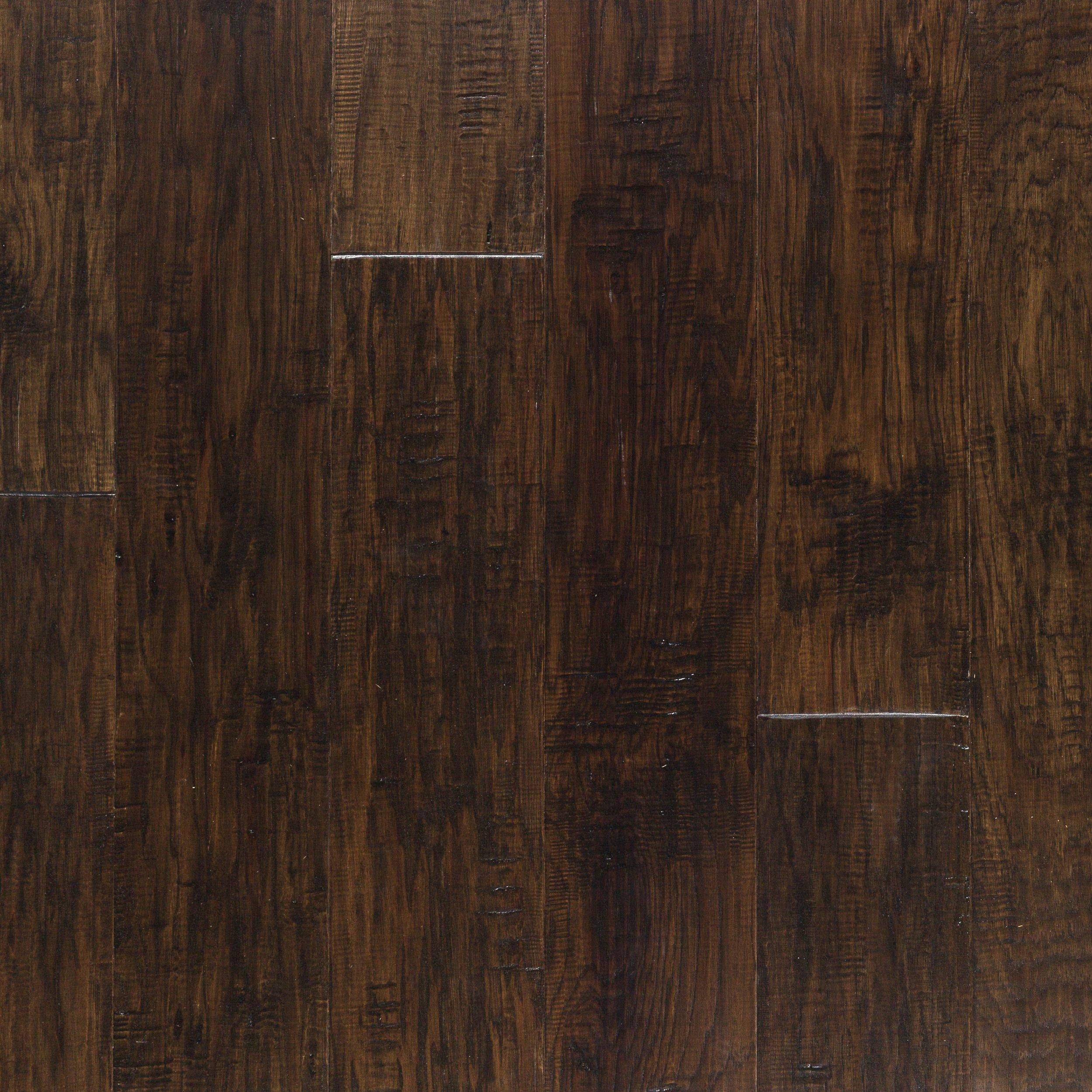Dark Brown Hickory Techtanium Locking Engineered Hardwood 3 8in