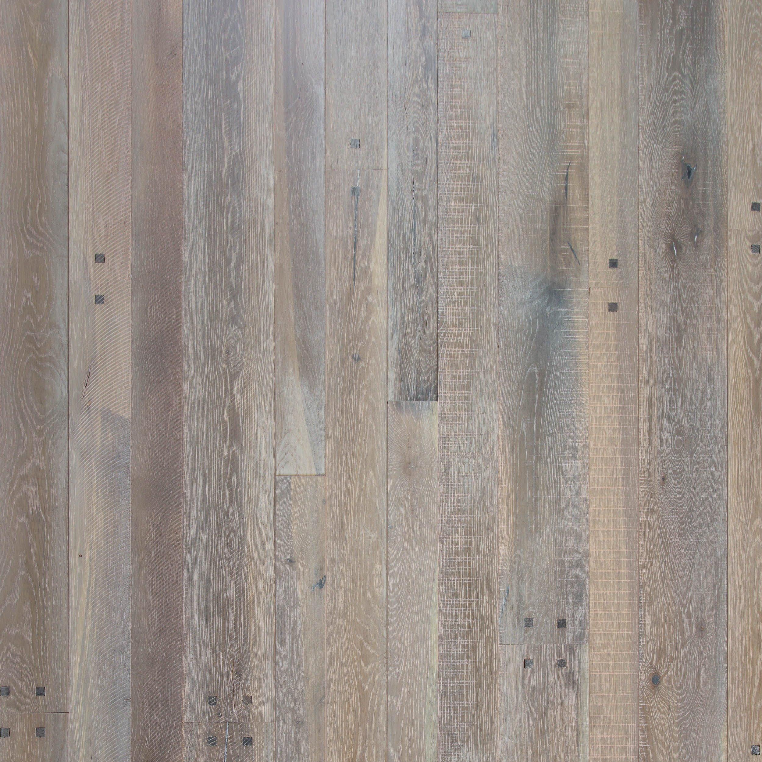 White Coastal Driftwood Oak Engineered Hardwood 1 2in X Multi