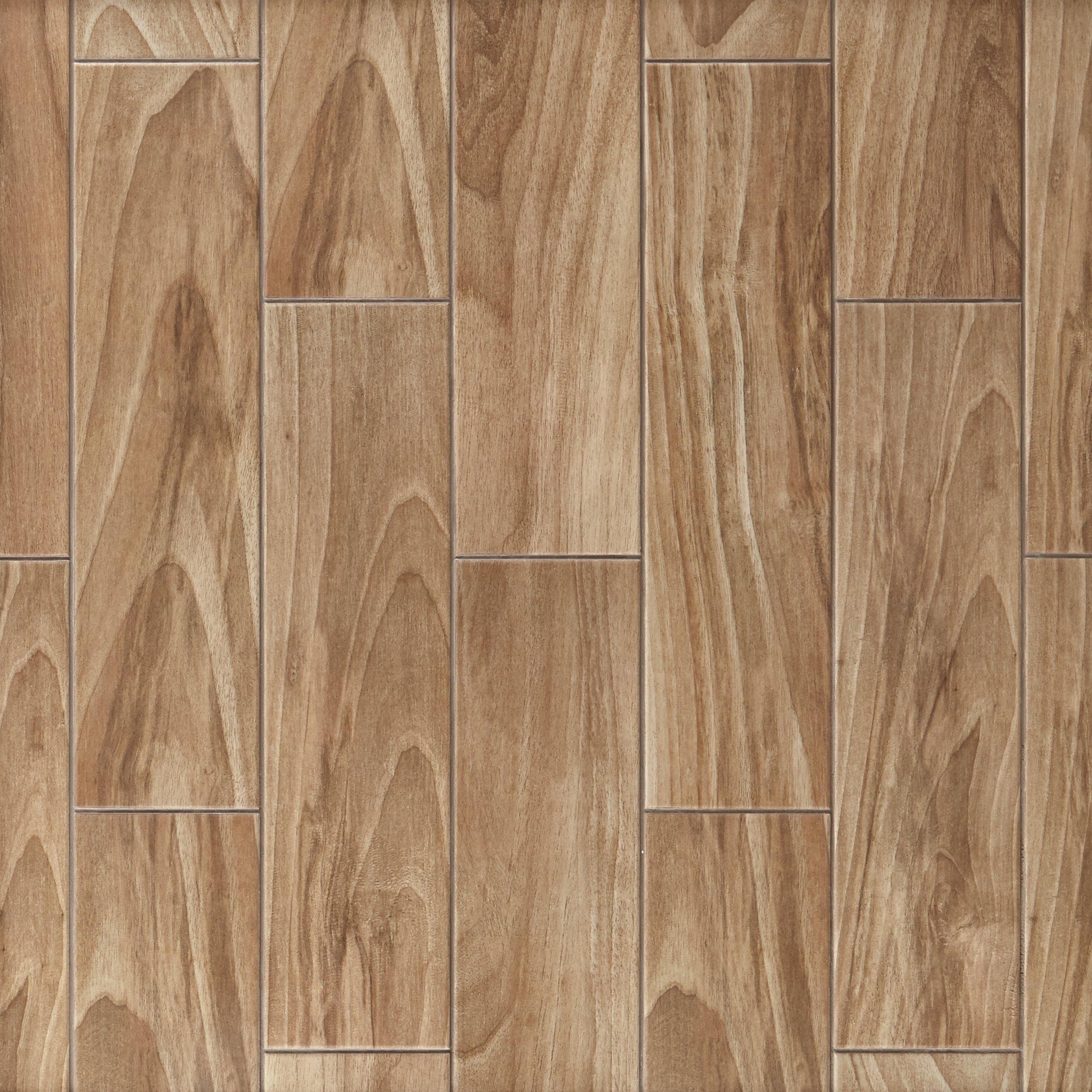 Dayton Oak Wood Plank Ceramic Tile 6 X 24 100512243 Floor