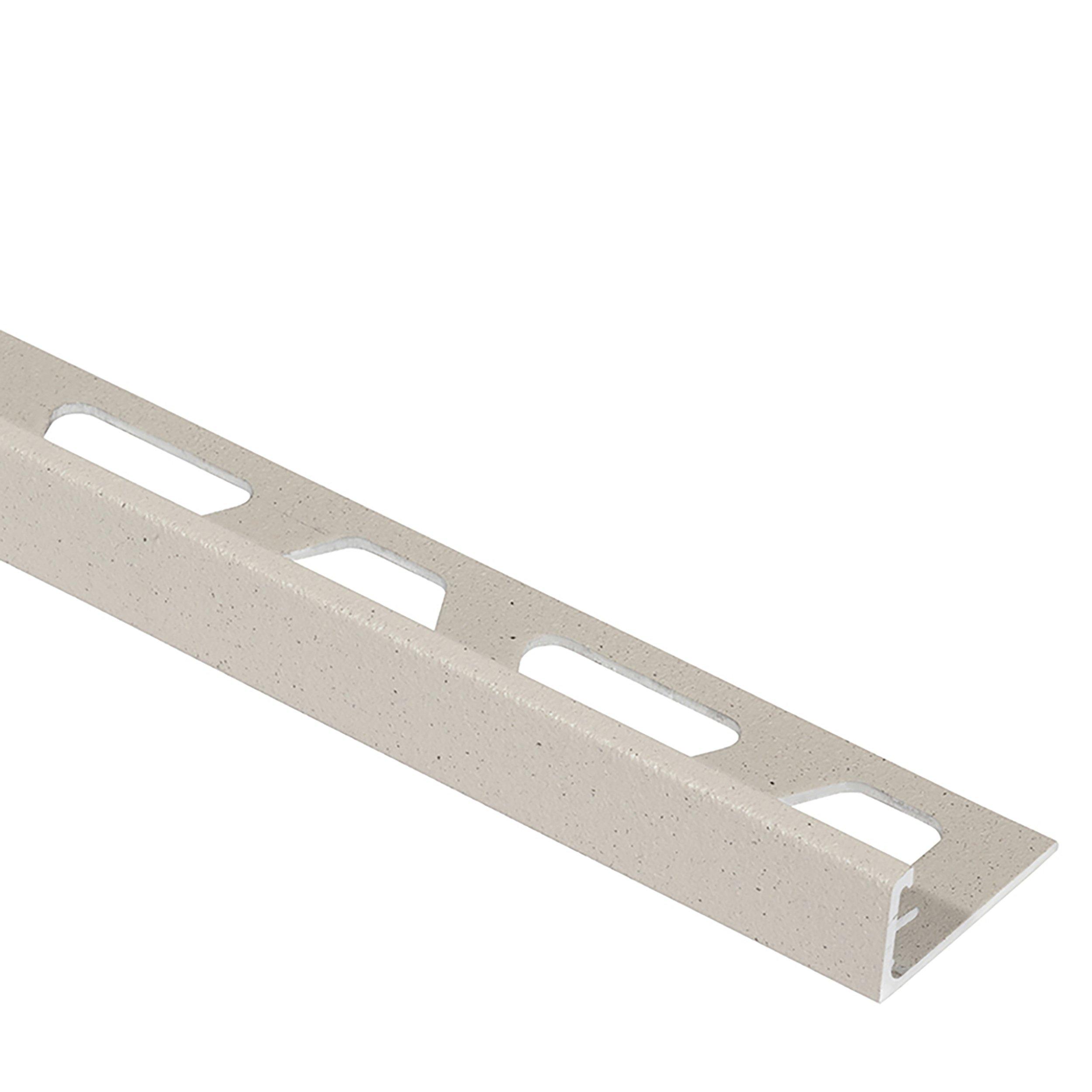 Schluter Jolly 3 8in Aluminum Edge Trim In Ivory 3 8in