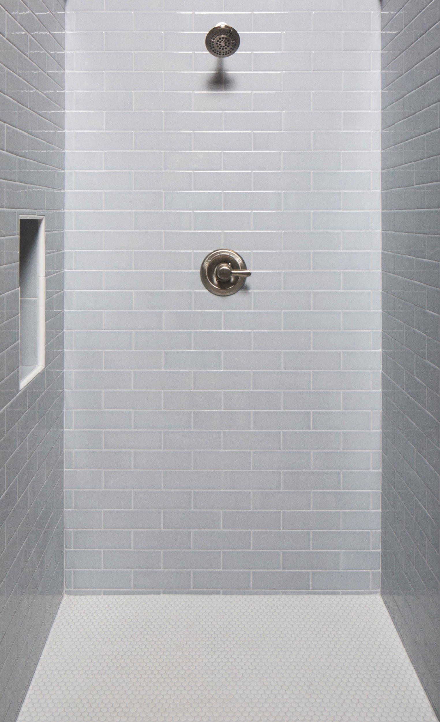 Unglazed White Penny Porcelain Mosaic 12 X 12 100465327
