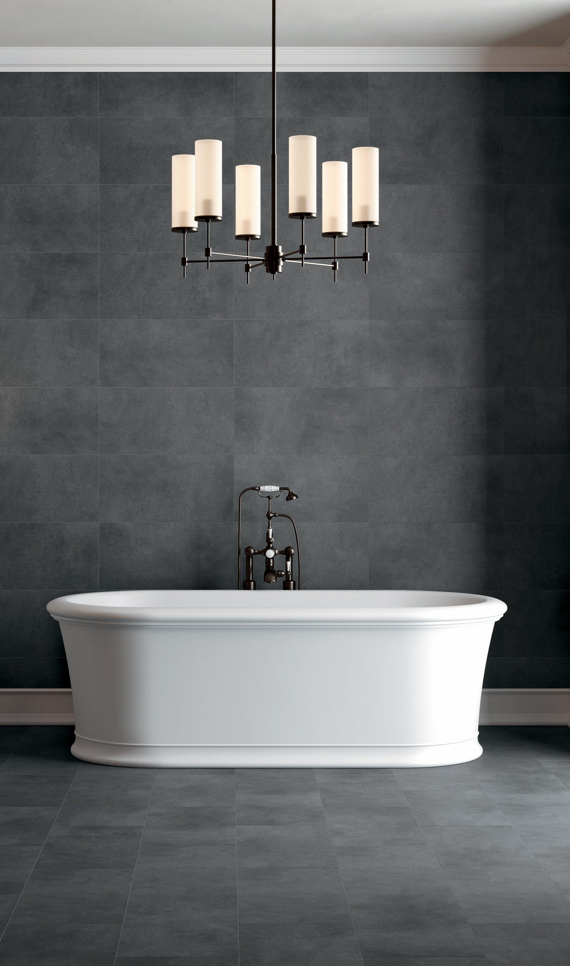Resin Antracite Porcelain Tile 12 X 24 100581743 Floor And Decor