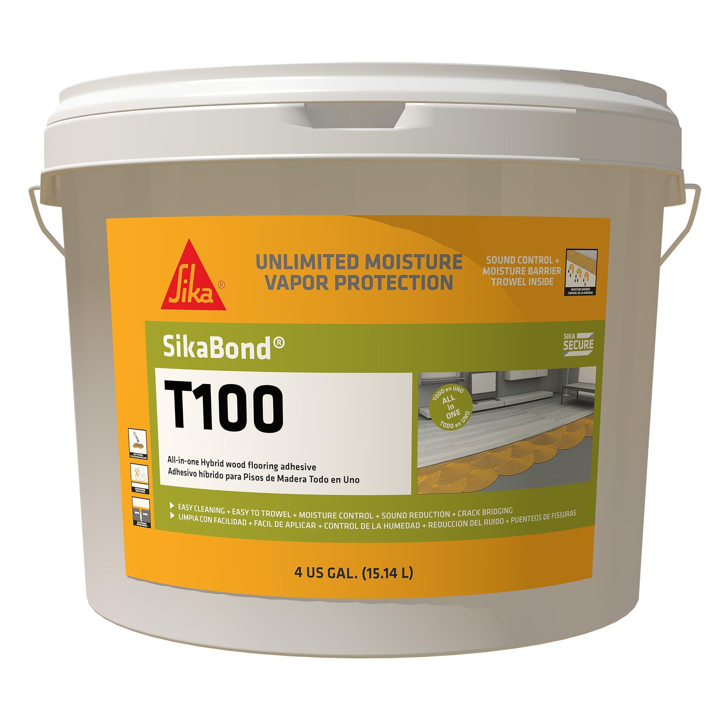 Sika T100 All In One Hybrid Wood Adhesive 4 Gallon 100590819