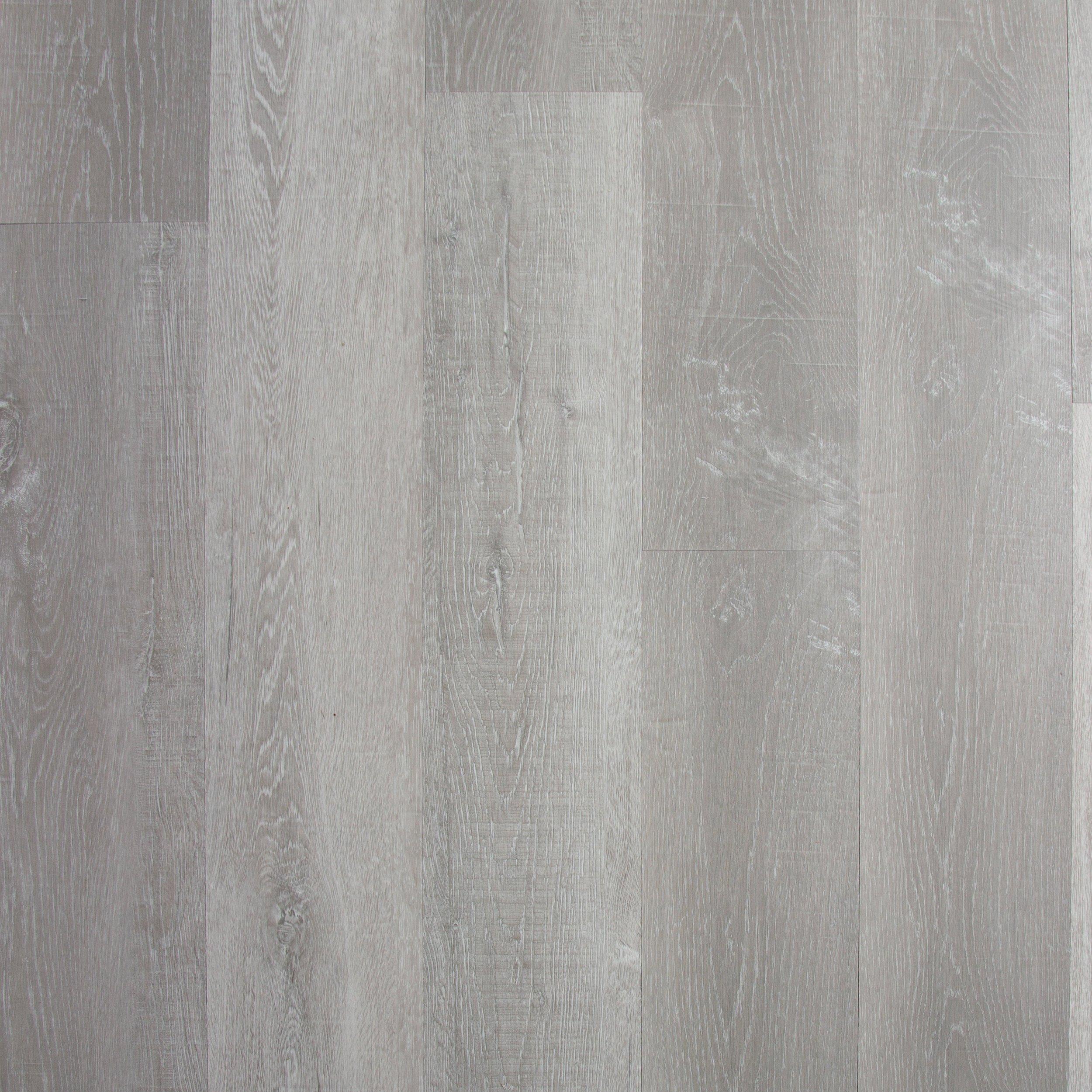 Soft Grey Oak Rigid Core Luxury Vinyl Plank Cork Back 6 5mm