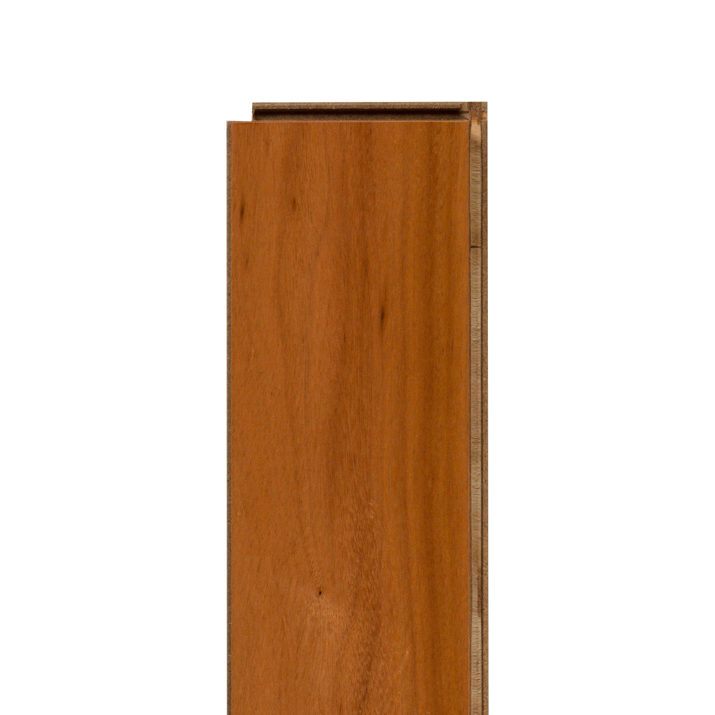Natural Brazilian Tigerwood Ii Engineered Hardwood 1 2in X 4 3