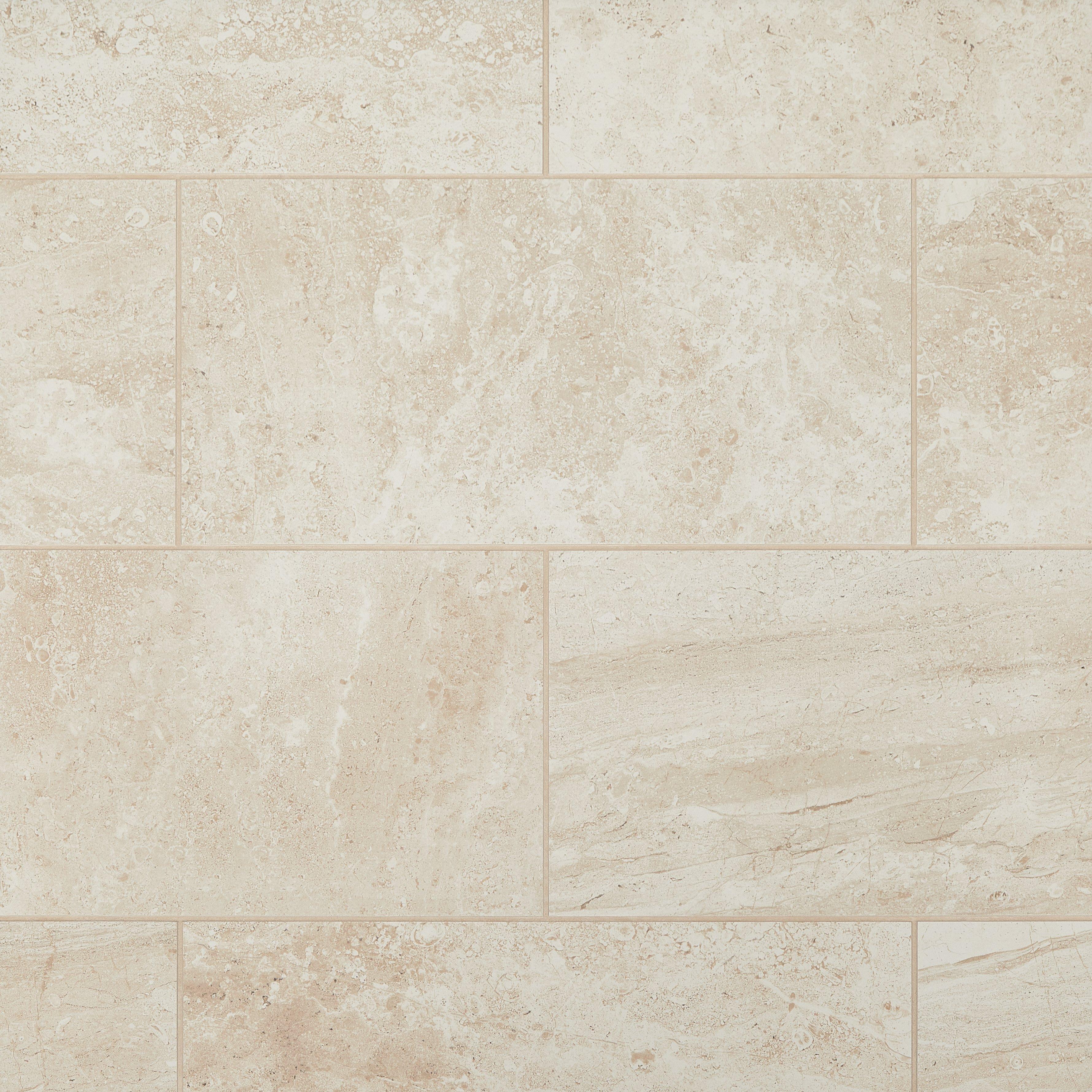 Crosscut Travertine Matte Porcelain Tile 12 X 24 912500101