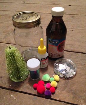 Snow globe ingredients