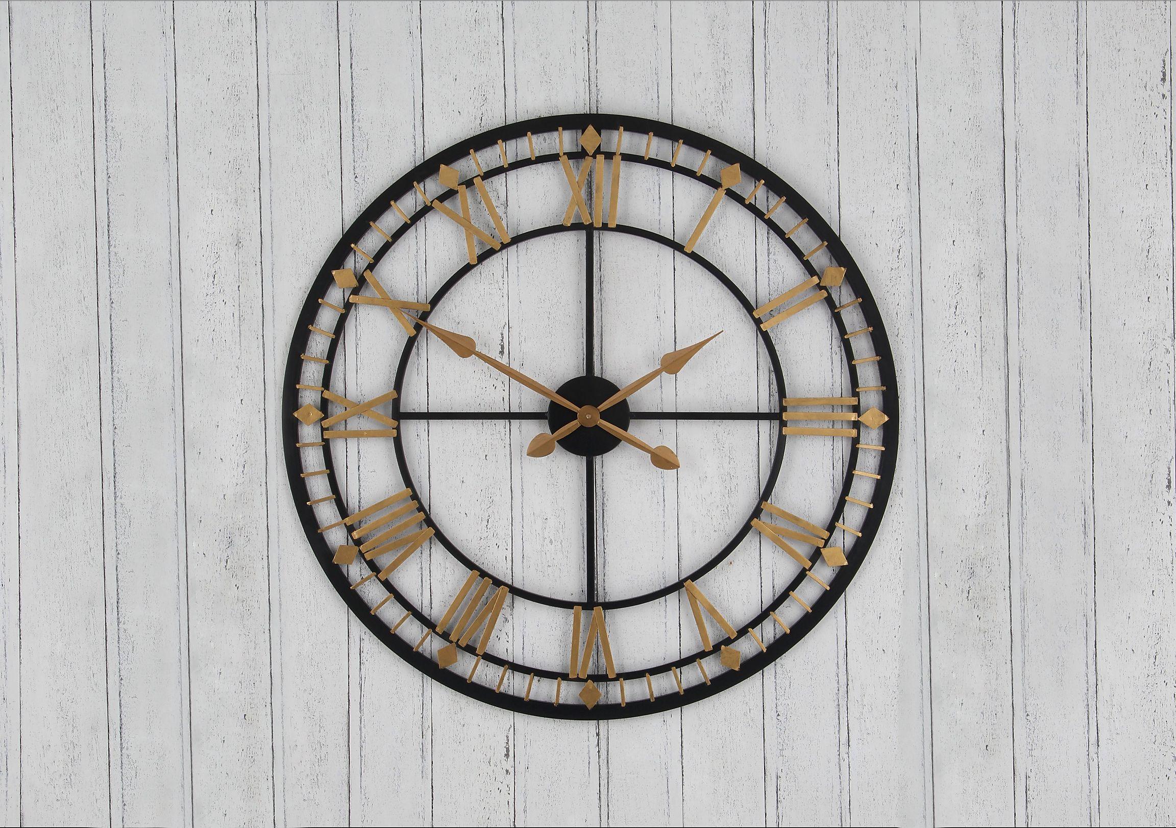 Antique Metal Wall Clock Furniture Village
